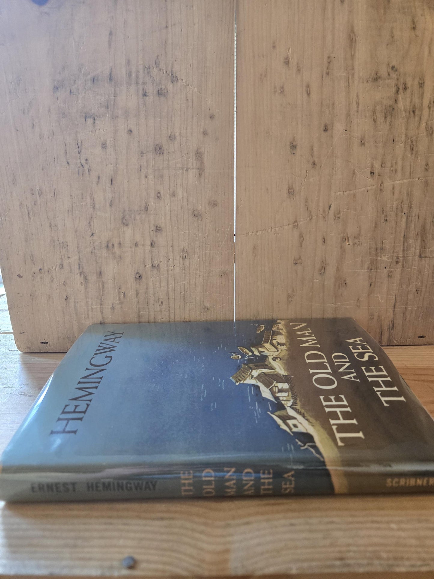 The Old Man and the Sea // Ernest Hemingway // 1st Edition Later Printing 1950s // Vintage Hardcover