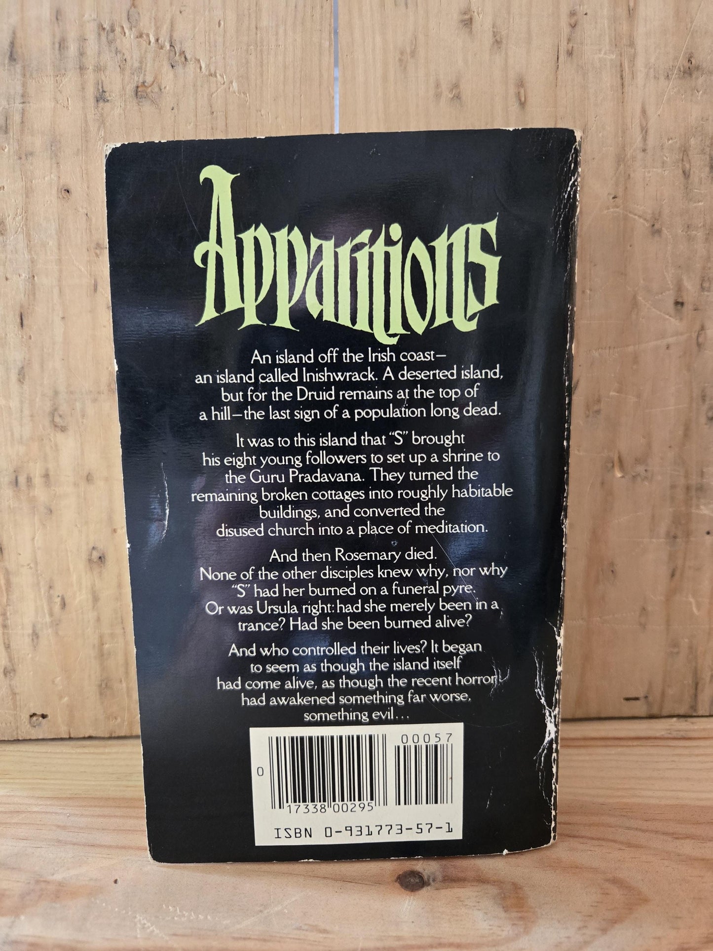 Apparitions // Noel Scanlon // 1986 // Vintage Paperback Horror