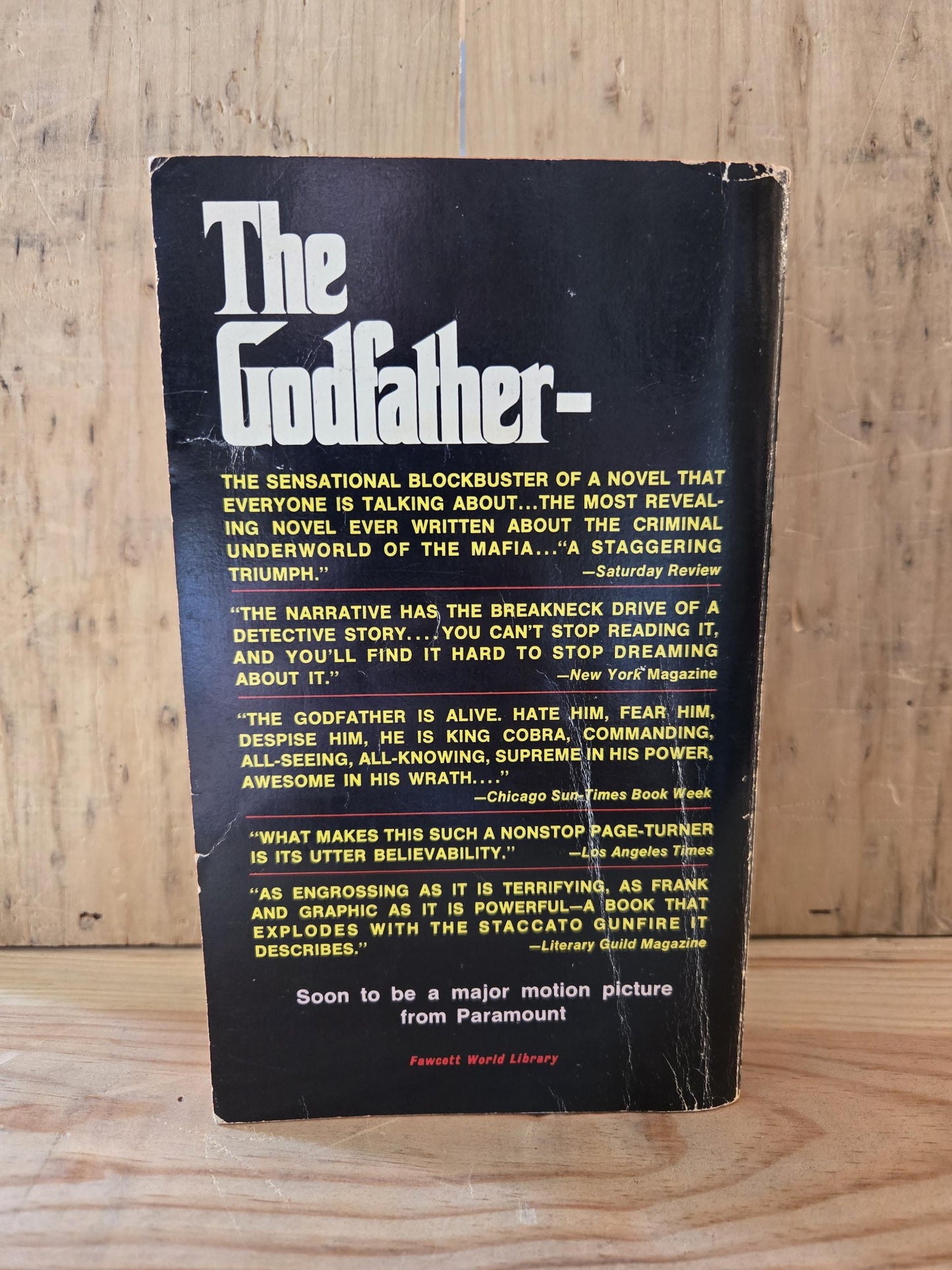 The Godfather // Mario Puzo // 1969 // Vintage Paperback