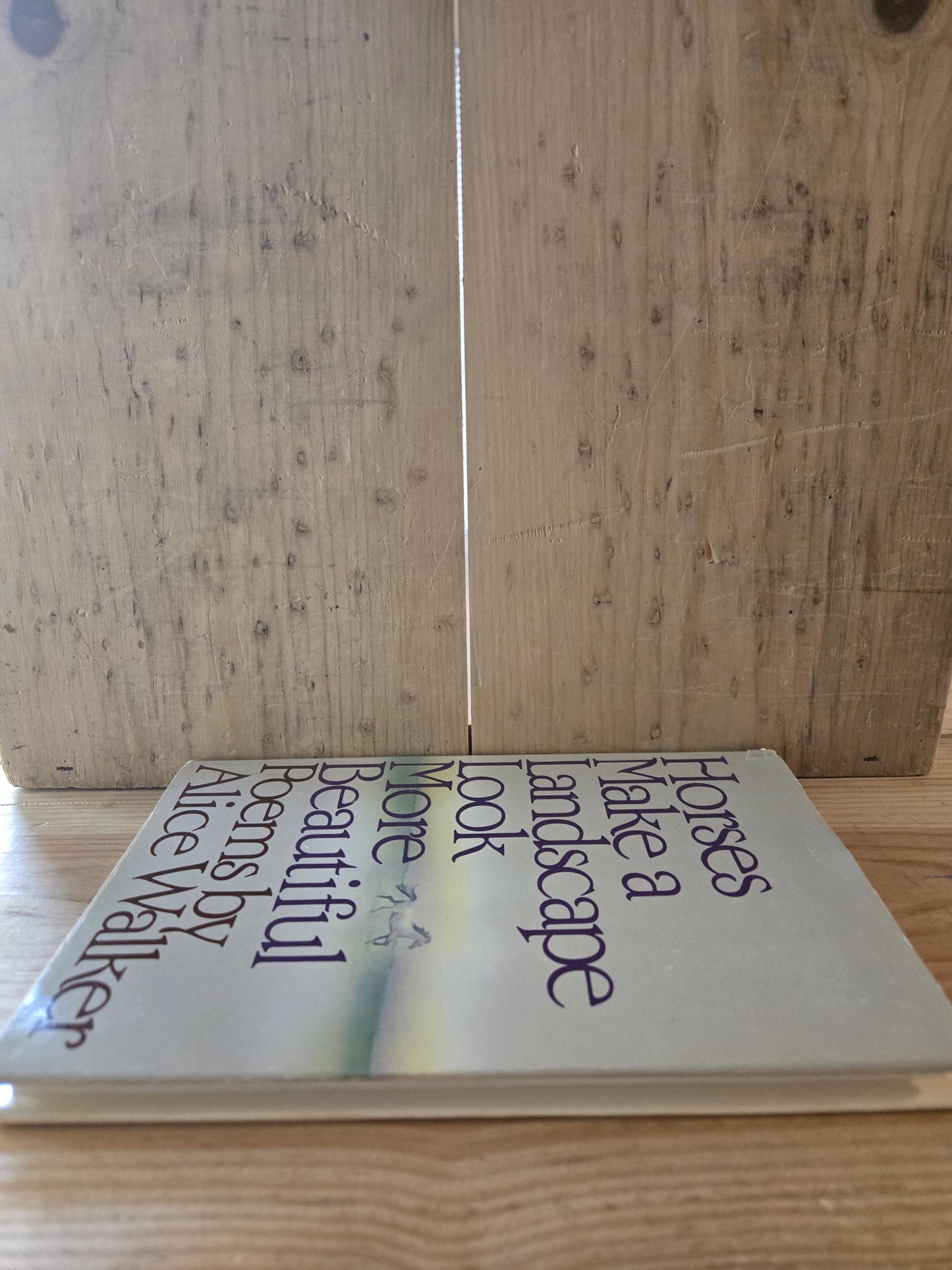 Horses Make A Landscape More Beautiful // Alice Walker // 1st Edition 1984 // Vintage Hardcover Poetry