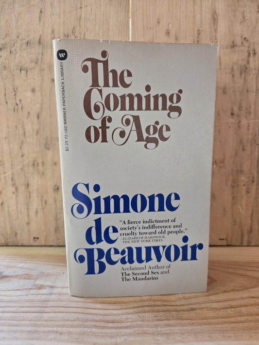 The Coming of Age // Simone de Beauvoir // 1973 // Vintage Paperback