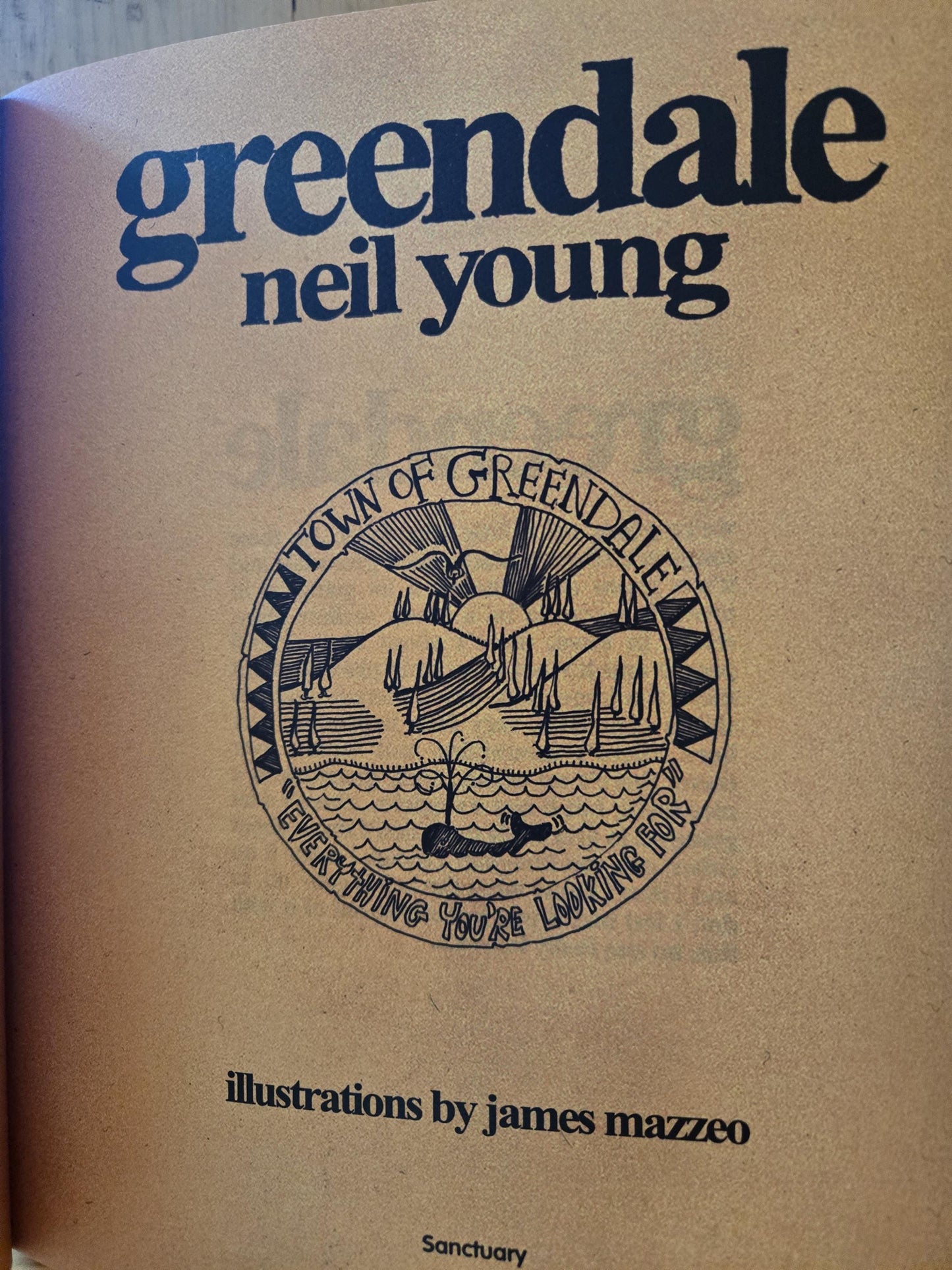 Greendale // Neil Young // 2004 // Vintage Paperback Art Music
