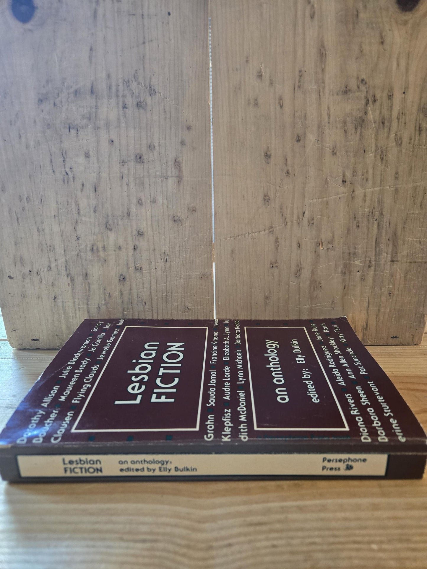 Lesbian Fiction: An Anthology // Edited by Elly Bulkin // 1st Edition 1st Printing Paperback 1981 // Vintage Paperback