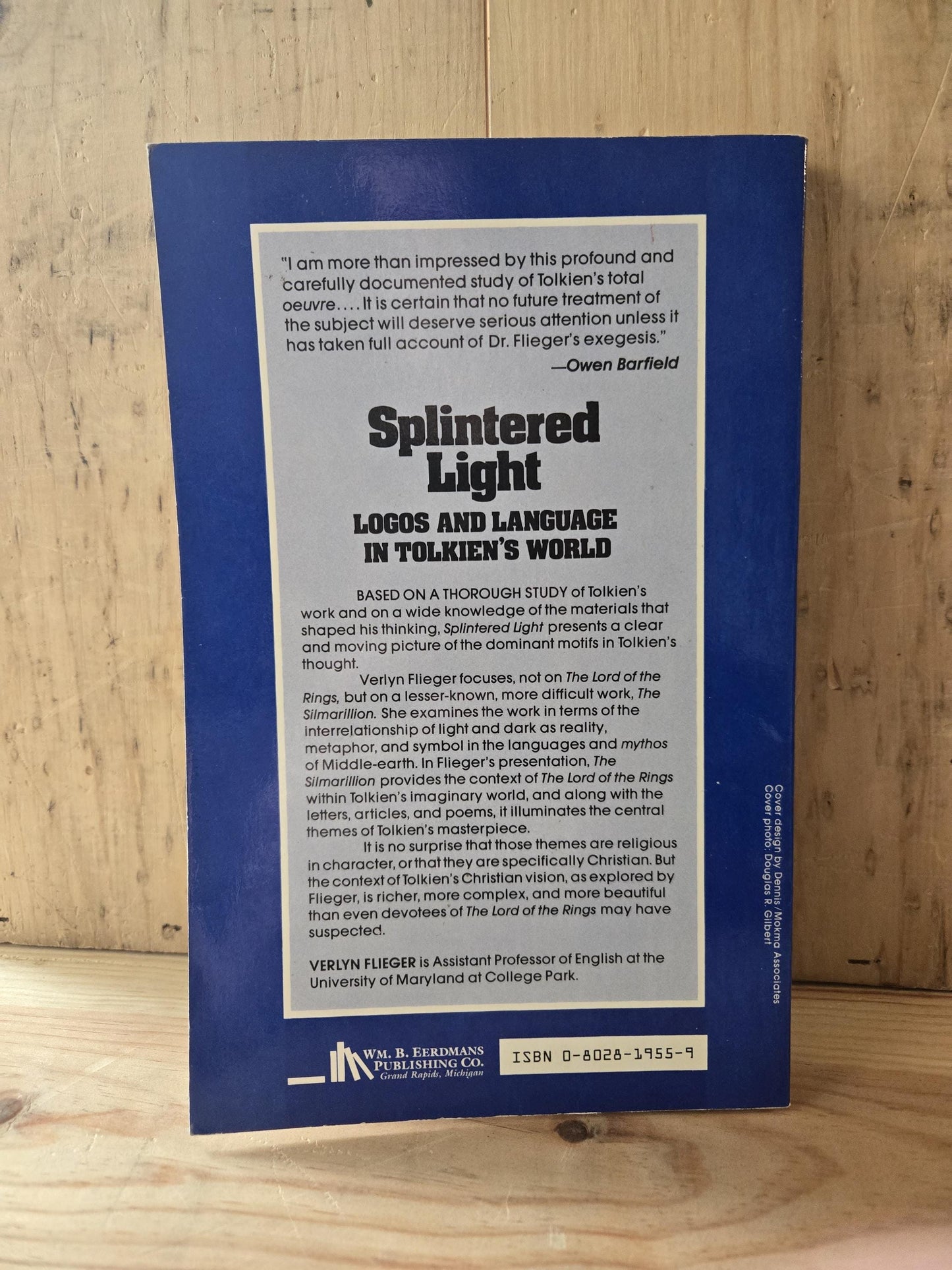 Splintered Light: Logos and Language in Tolkien's World // Verlyn Flieger // 1983 // Vintage Paperback