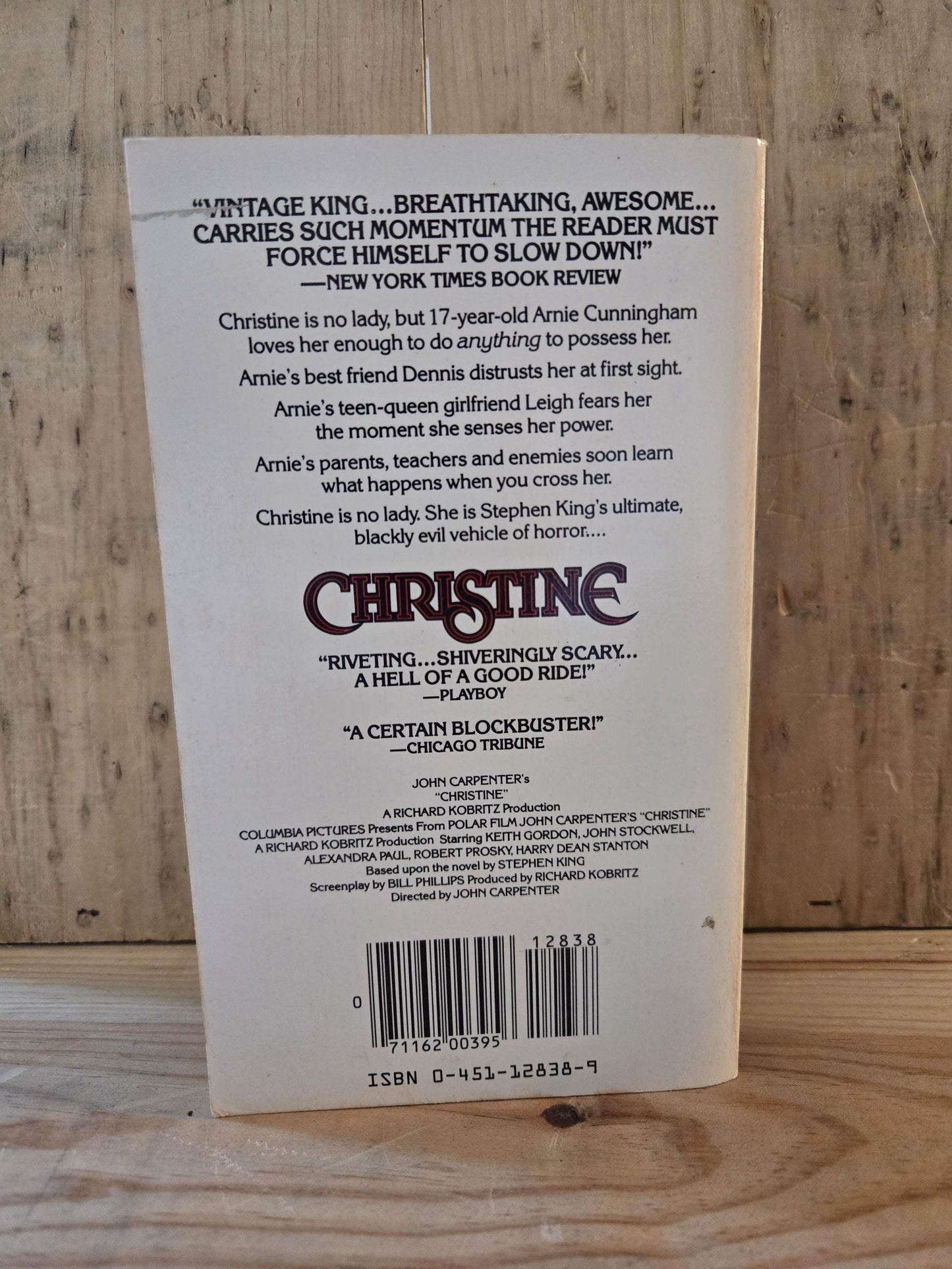 Christine // Stephen King // 1982 // Vintage Paperback Horror