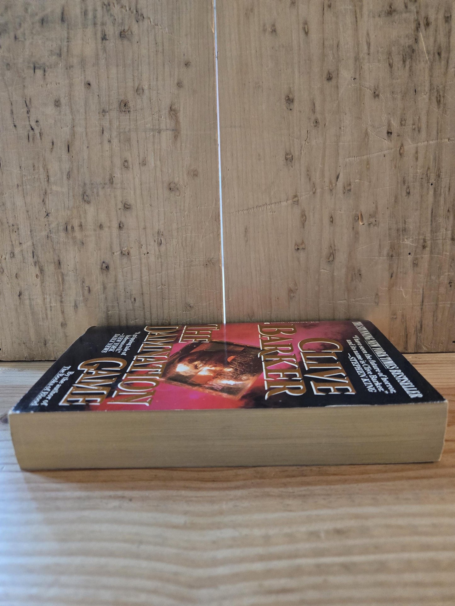 The Damnation Game // Clive Barker // 1988 // Vintage Paperback Horror Thriller