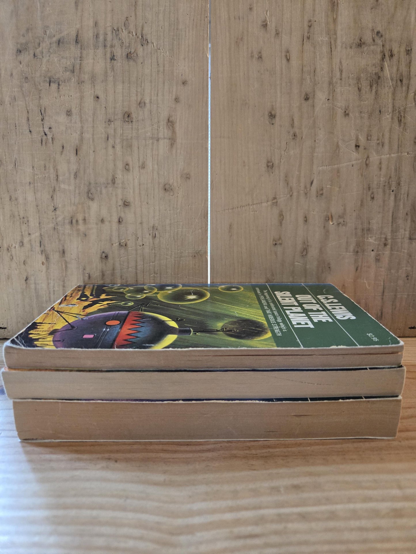 The Space Trilogy (3 Book Set) // C.S. Lewis // 1970s // Vintage Paperback Sci-fi