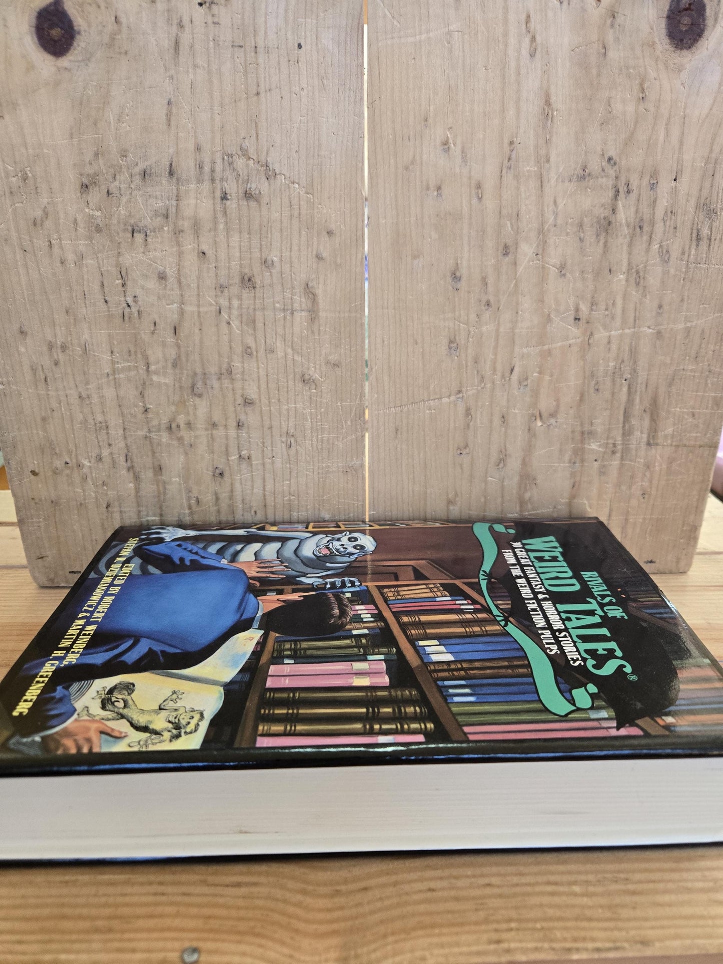 Rivals of Weird Tales // Edited by Robert Weinberg // 1st Printing 1990 // Vintage Hardcover Fantasy Horror Weird Fiction