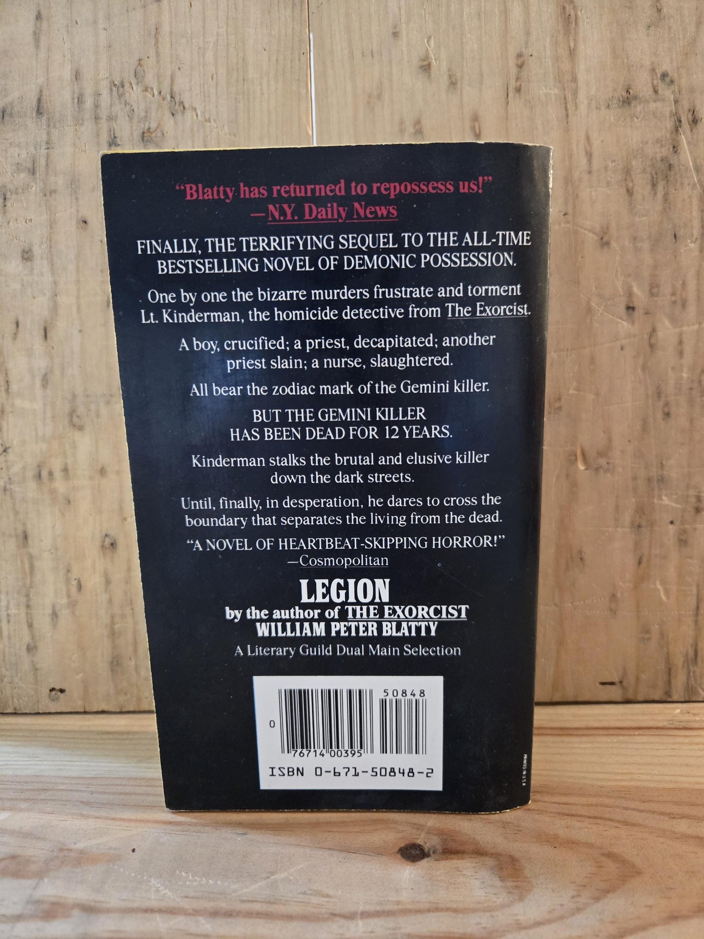 Legion // William Peter Blatty // 1984 // Vintage Paperback Horror