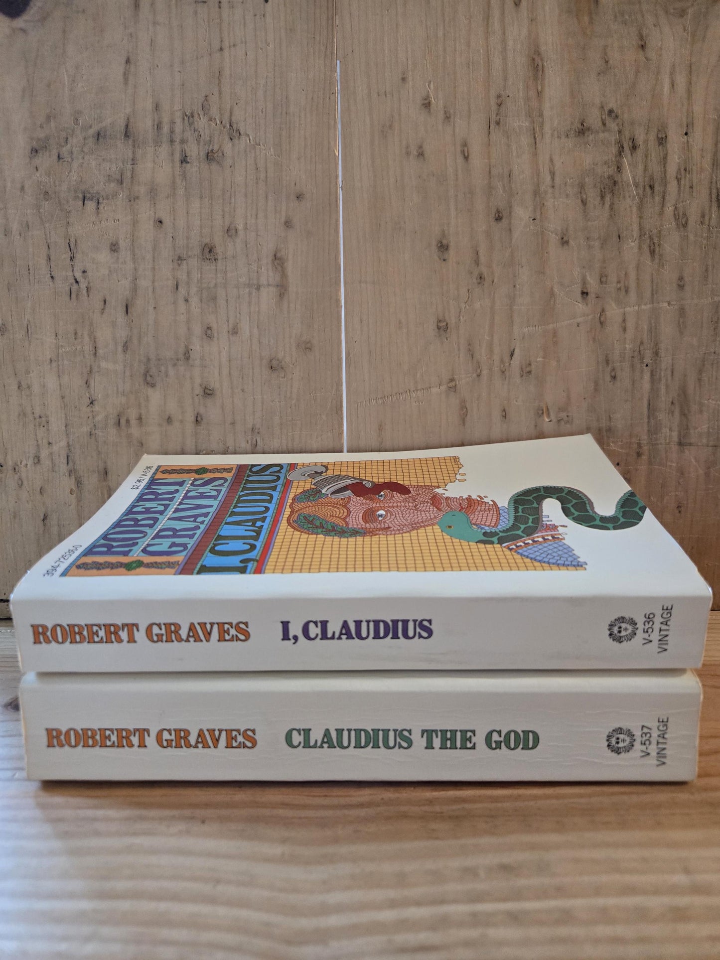 I, Claudius and Claudius the God (2 Book Lot) // Robert Graves // 1960s // Vintage Paperbacks