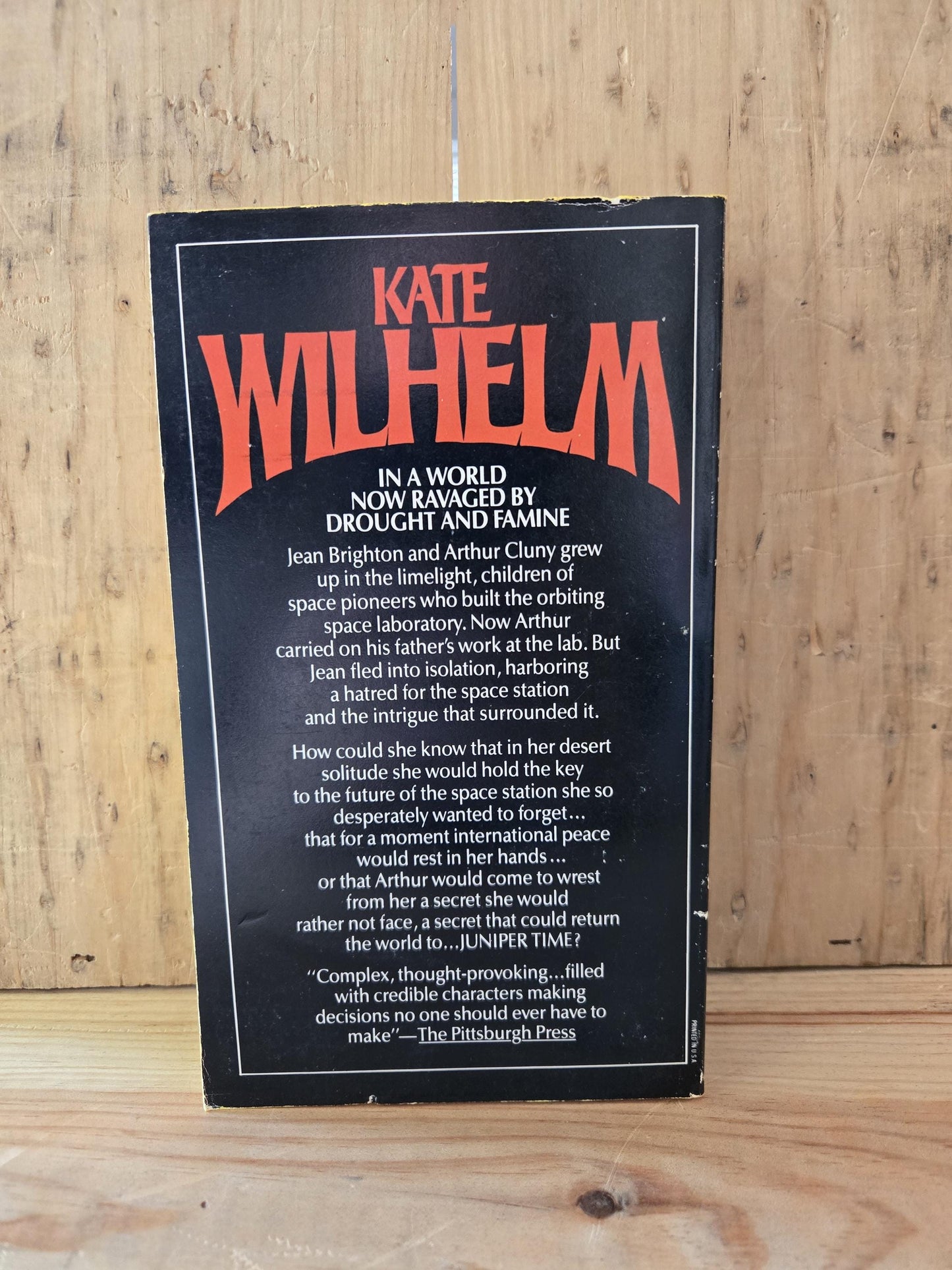 Juniper Time // Kate Wilhelm // 1980 // Vintage Paperback Sci-fi