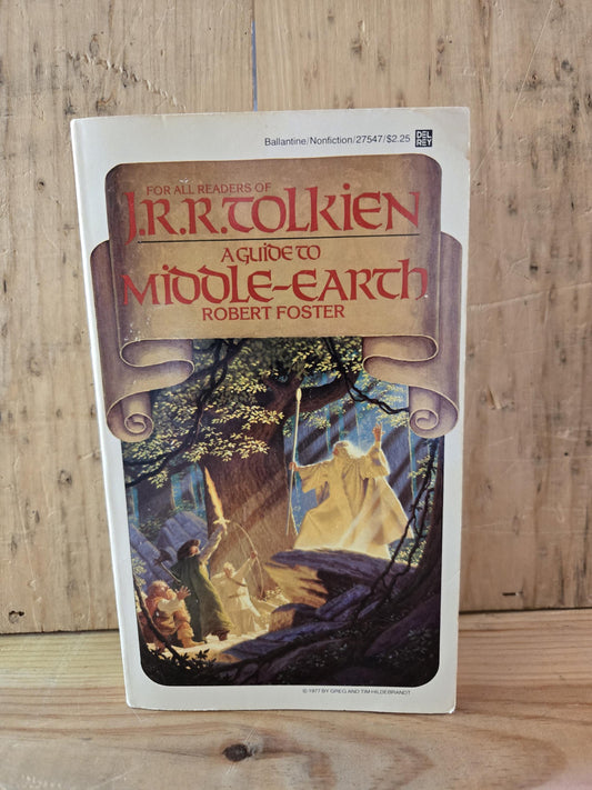 A Guide to Middle-Earth // Robert Foster // 1978 // Vintage Paperback Fantasy