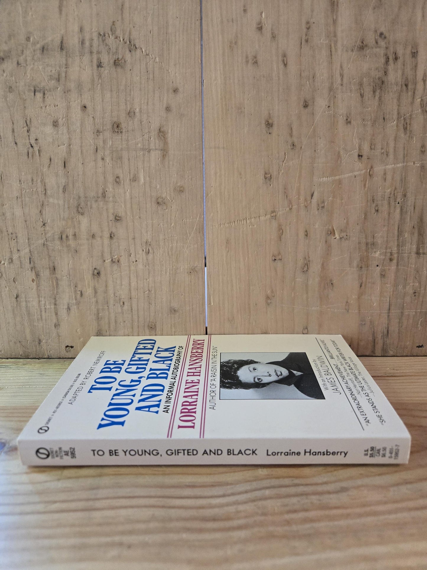 To Be Young, Gifted, and Black // Lorraine Hansberry // 1970 // Vintage Paperback Memoir