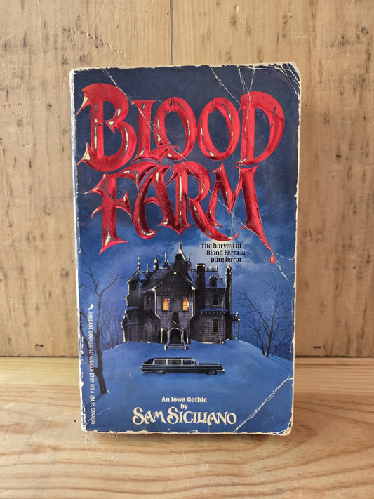 Blood Farm: An Iowa Gothic // Sam Siciliano // 1988 // Vintage Paperback Horror