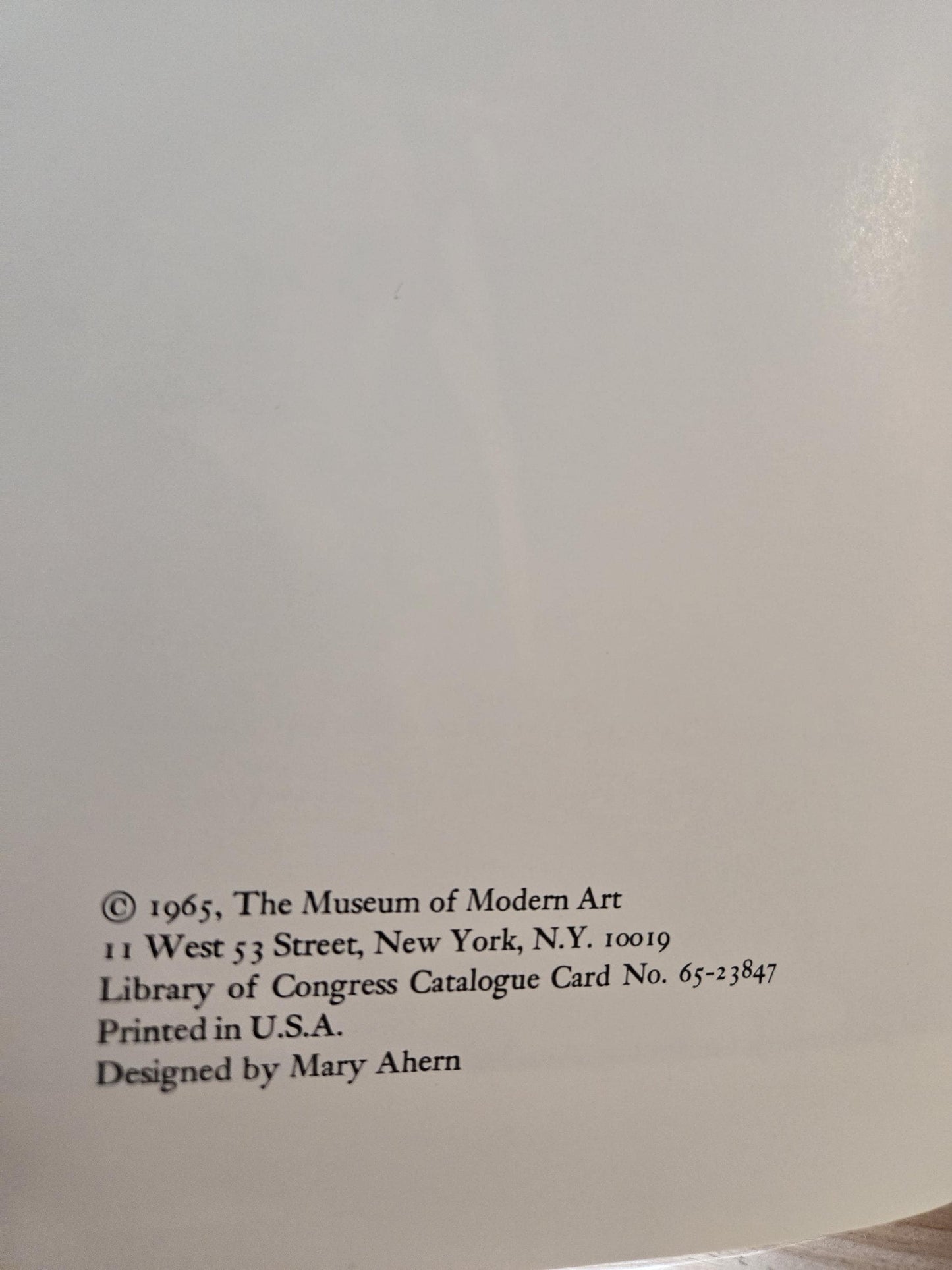 Alberto Giacometti - The Museum of Modern Art // Introduction by Peter Selz // 1965 // Vintage Art Exhibit Book Guide