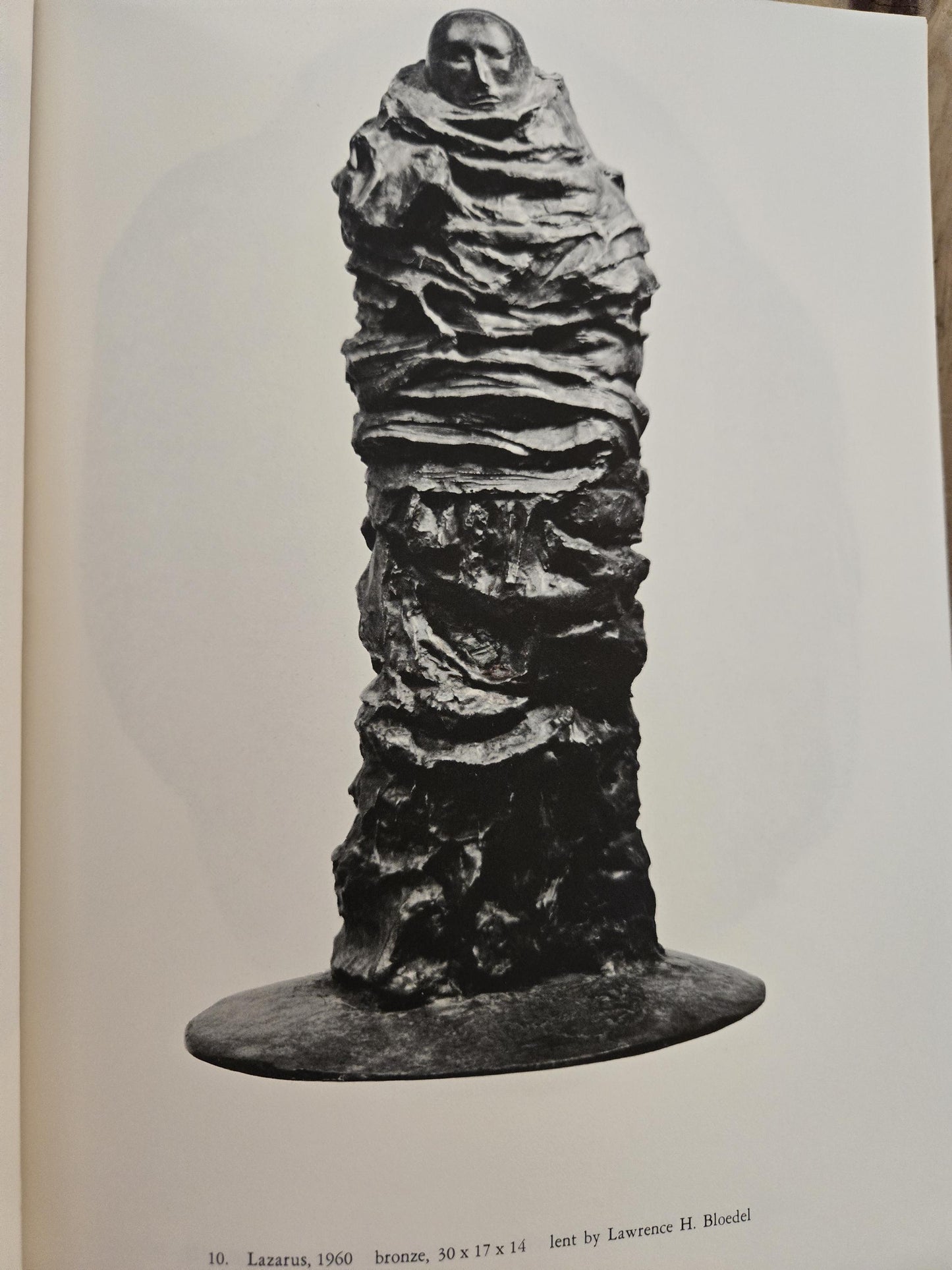 Leonard Baskin - National Collection of Fine Arts // 1970 // Vintage Art Exhibit Book Guide