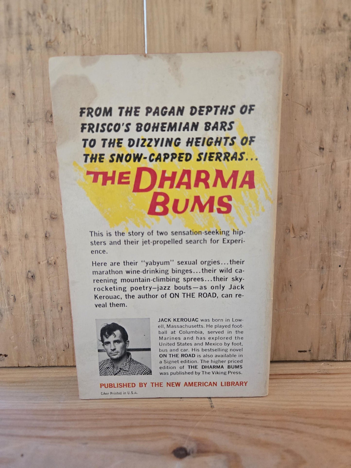 The Dharma Bums // Jack Kerouac // 1st Paperback Printing 1959 // Vintage Paperback Beat Generation