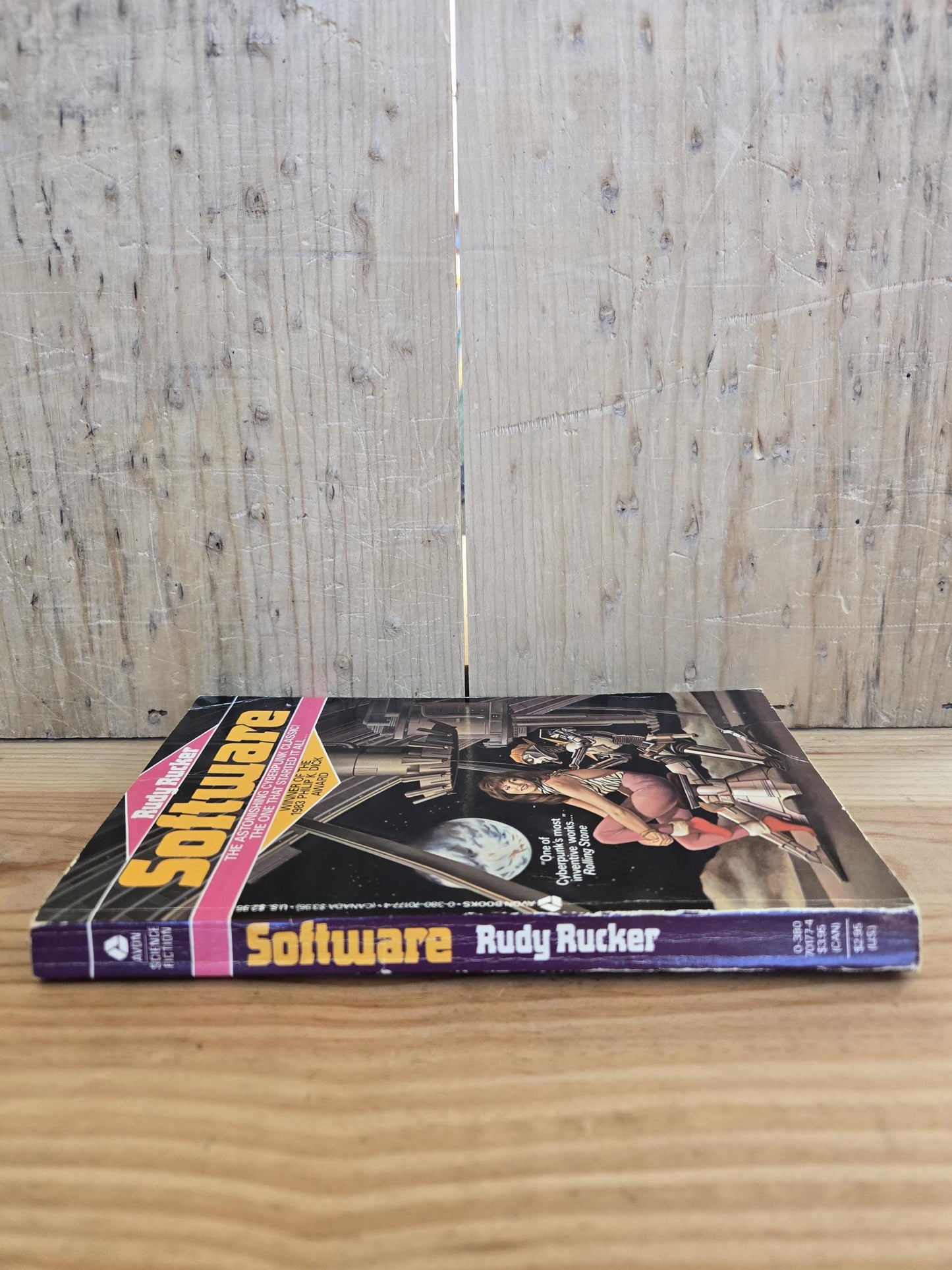 Software // Rudy Rucker // 1987 // Vintage Paperback Cyberpunk Sci-fi