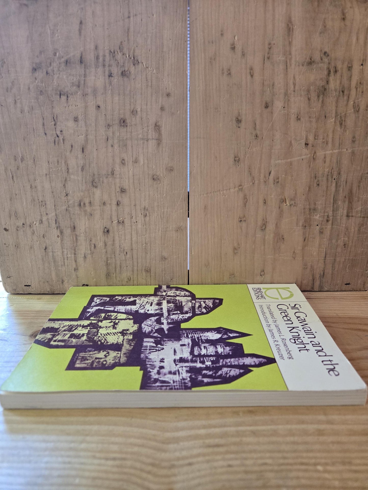 Sir Gawain and the Green Knight // Translated by James L. Rosenburg // 1959 // Vintage Paperback Medieval Chivalric Romance