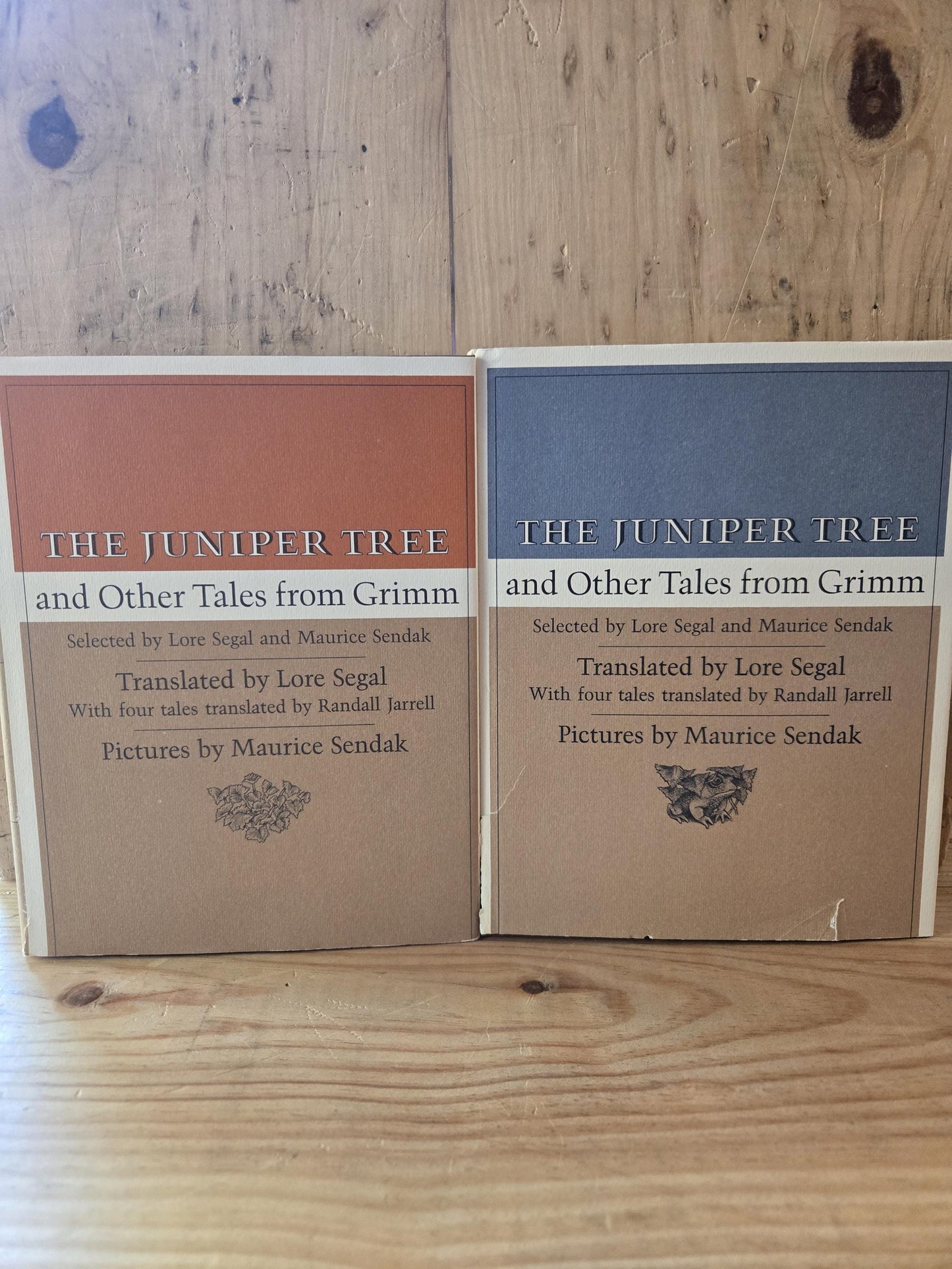 The Juniper Tree and Other Tales From Grimm (2 Book Set) // Lore Segal and Maurice Sendak // 1973 // Vintage Hardcover Fairy Tales