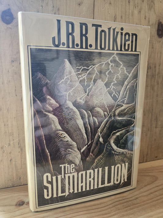 The Silmarillion // J.R.R. Tolkien // 1st U.S. Edition 4th Printing with Map Included // Vintage Hardcover Lord of the Rings