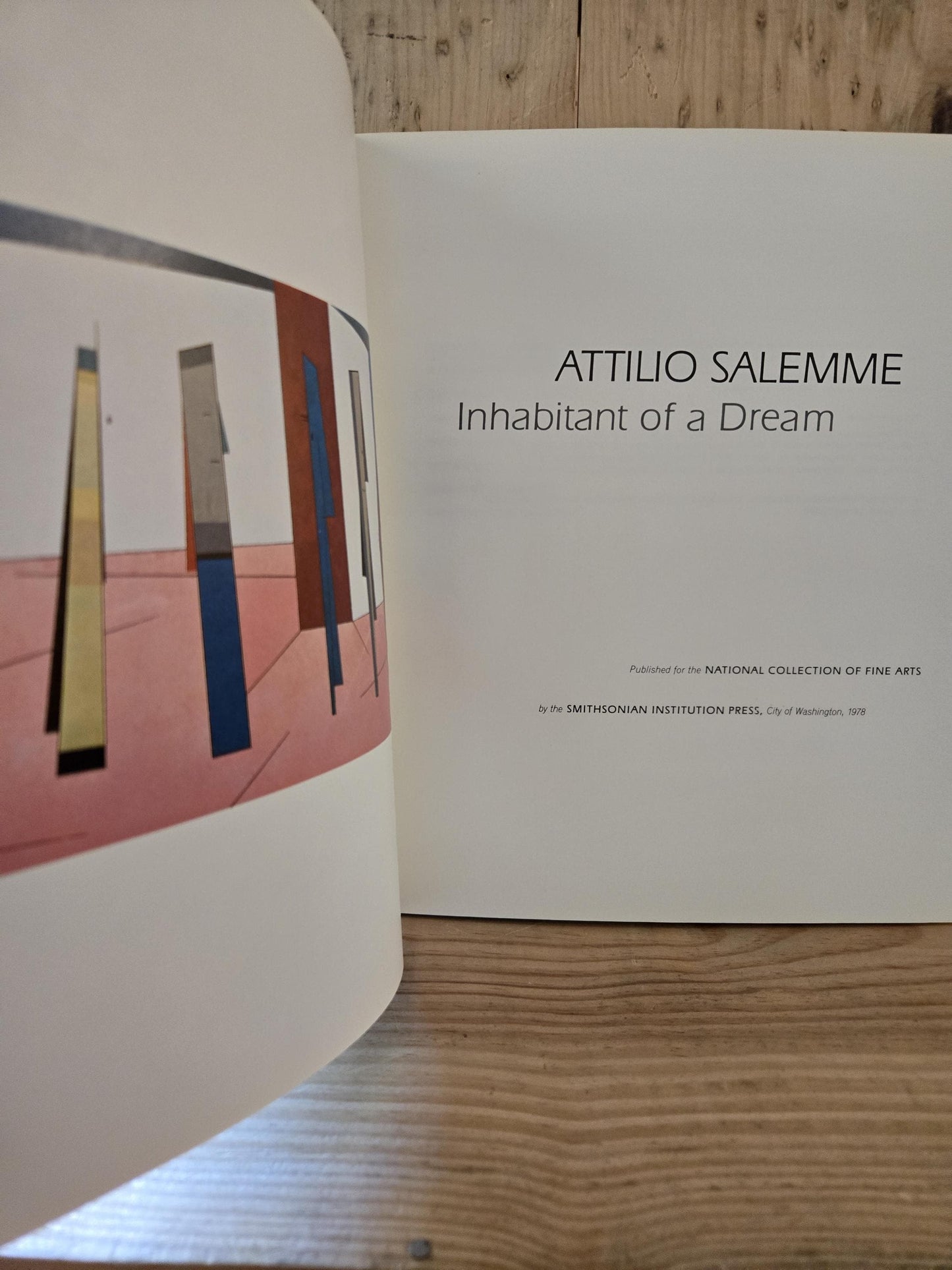Attilio Salemme - Inhabitant of a Dream // National Collection of Fine Arts // 1978 // Vintage Art Exhibit Book Guide