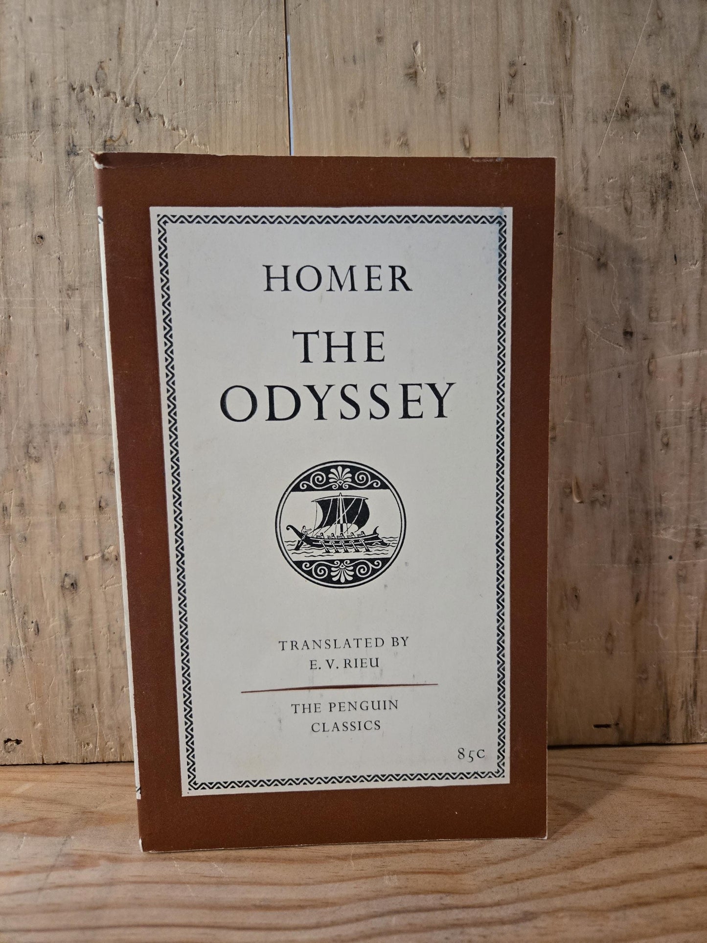 The Odyssey // Homer // 1961 // Vintage Paperback Ancient Greece Epic Poetry