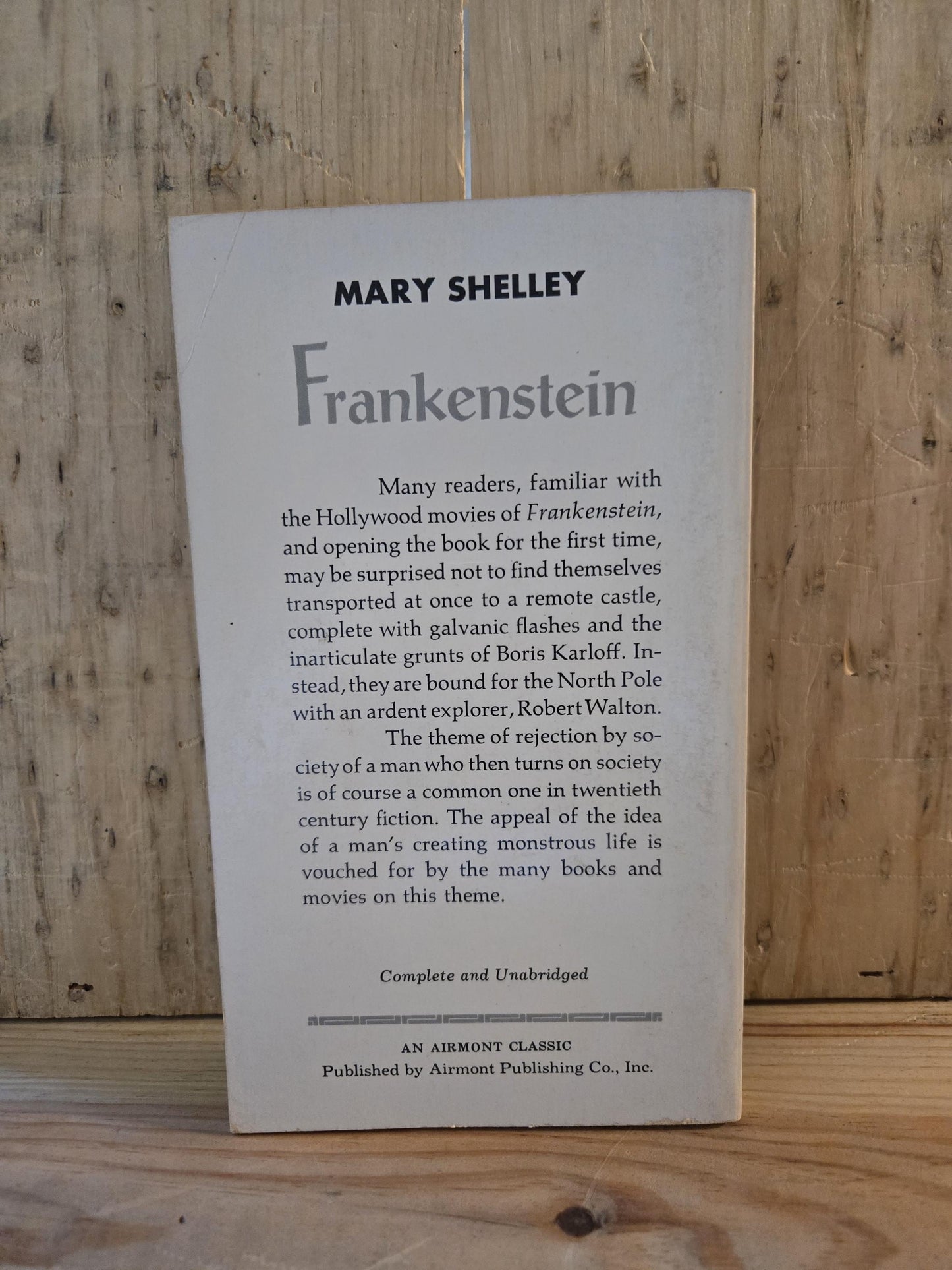 Frankenstein // Mary Shelley // 1963 // Vintage Paperback