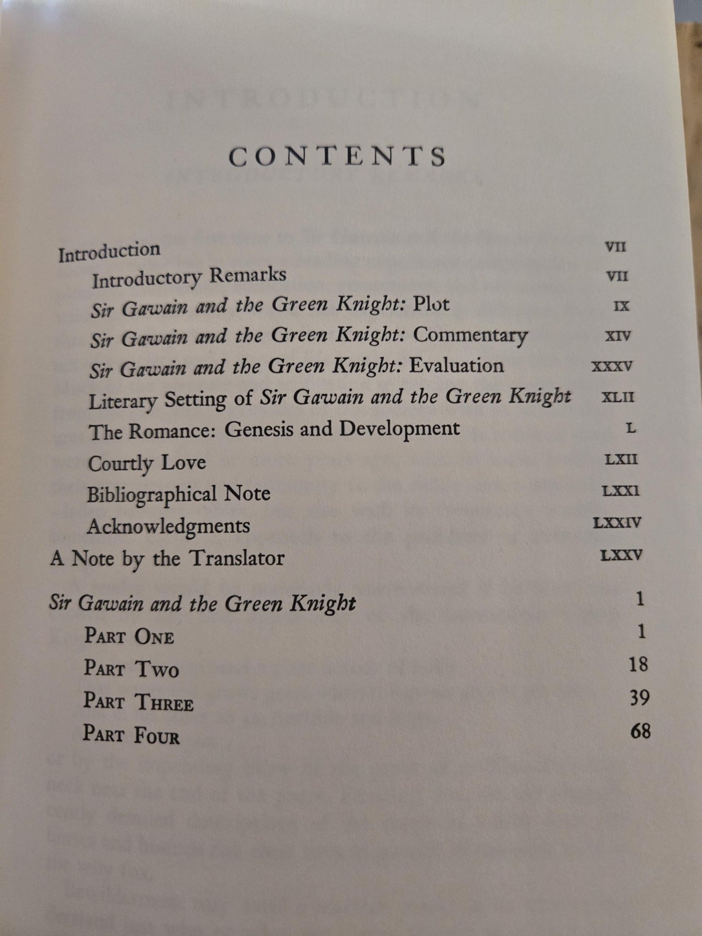 Sir Gawain and the Green Knight // Translated by James L. Rosenburg // 1959 // Vintage Paperback Medieval Chivalric Romance