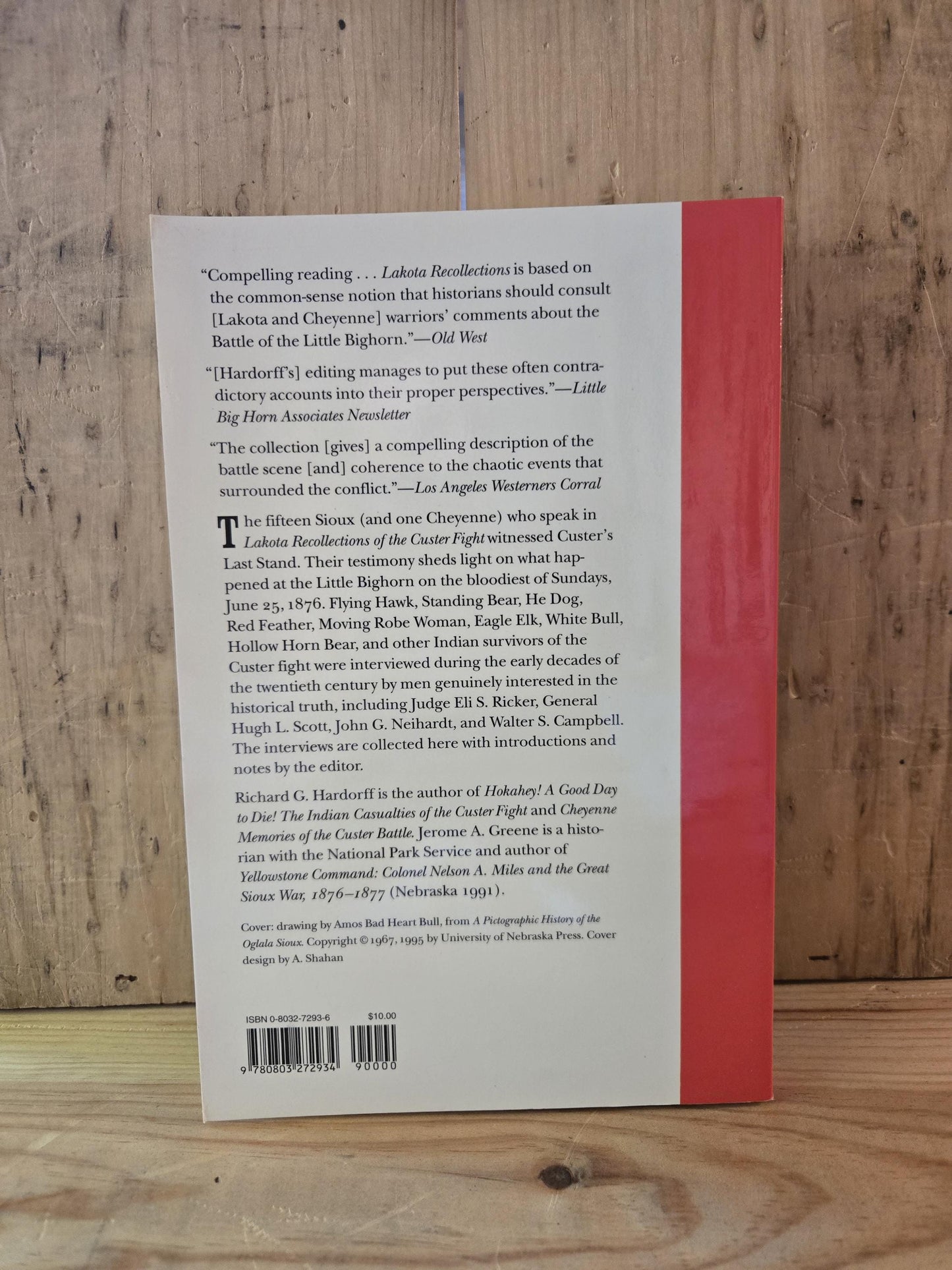 Lakota Recollections of the Custer Fight // Compiled and Edited by Richard G. Hardorff // 1997 // Vintage Paperback History