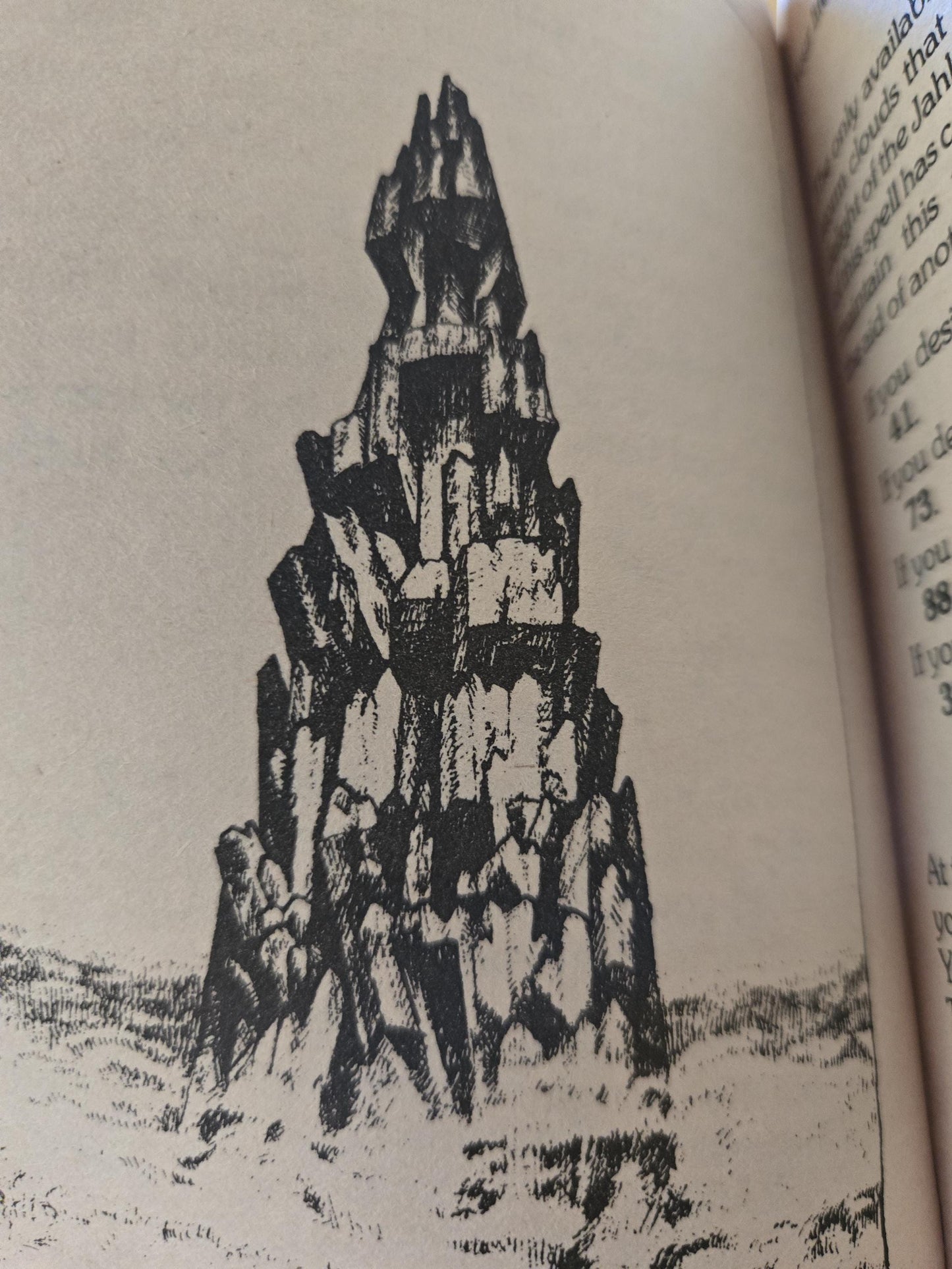 The World of Lone Wolf: Book #3 Beyond the Nightmare Gate // Ian Page and Joe Dever // 1987 // Vintage Paperback Fantasy CYOA