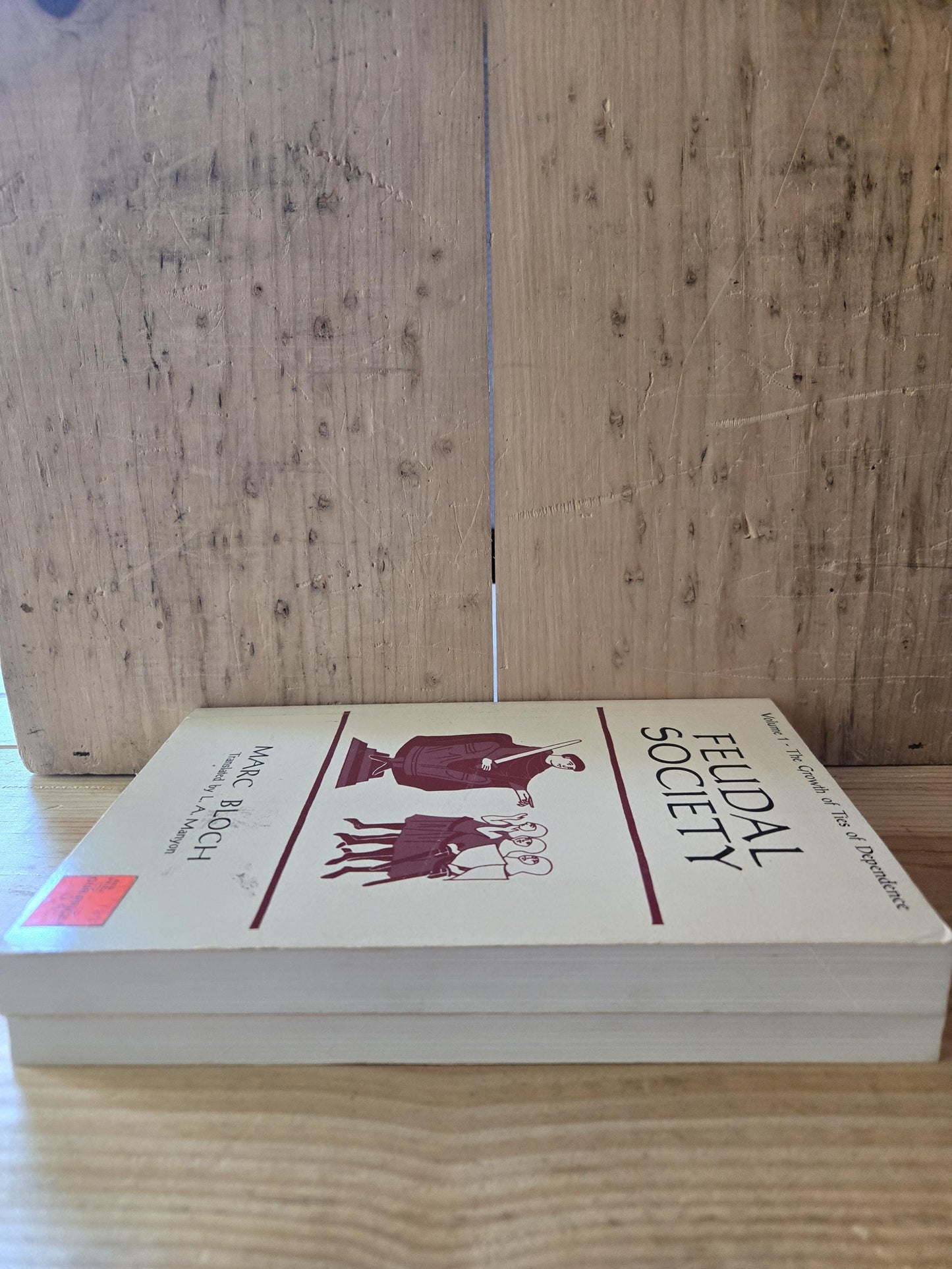 Feudal Society (2 Book Set) // Marc Bloch // 1961 // Vintage Paperback Medieval History