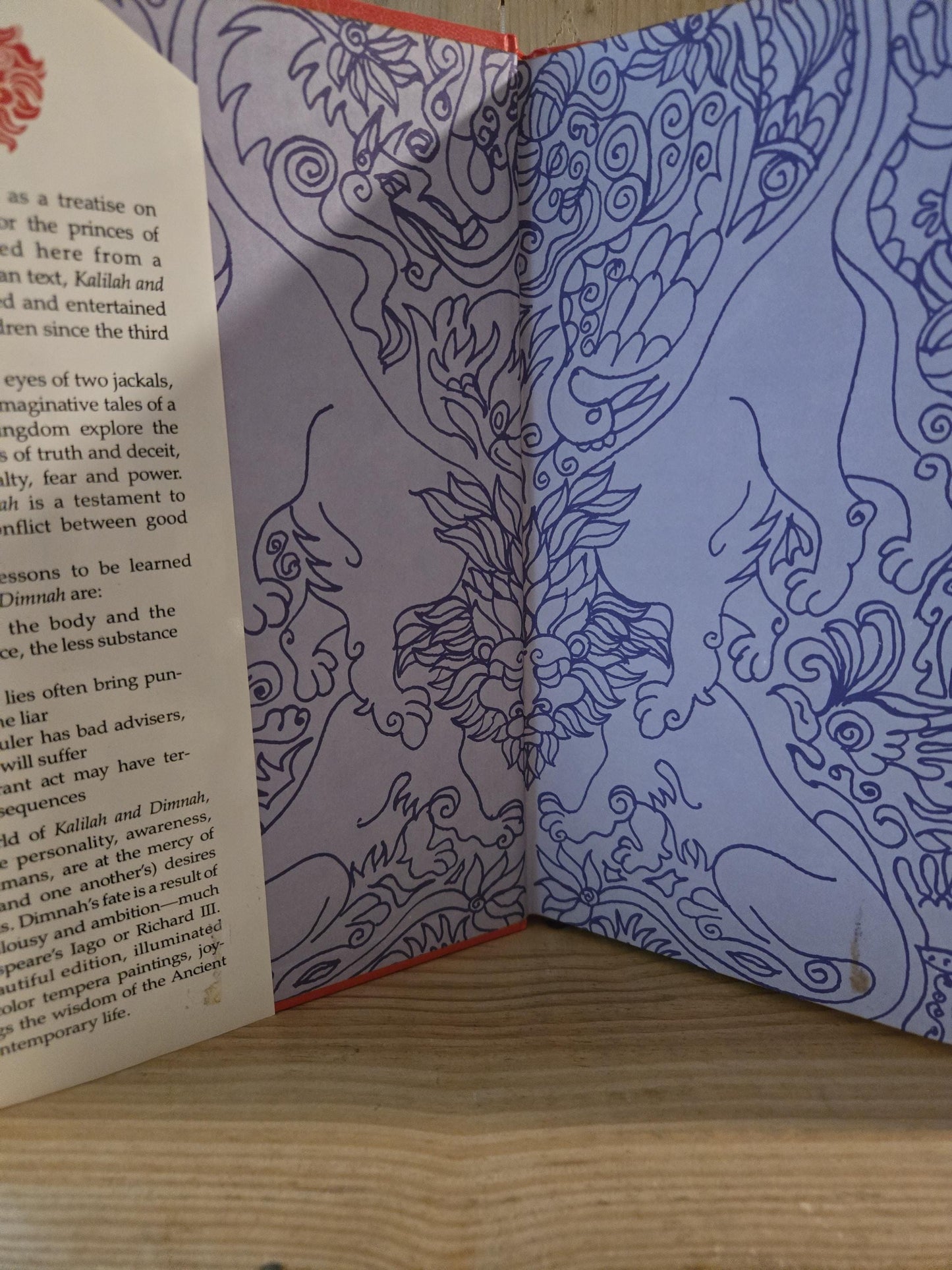 Kalilah and Dimnah: Fables from the Ancient East // Translated from the Persian by Hassan Tehranchian // 1st Edition 1985 // Vintage Book