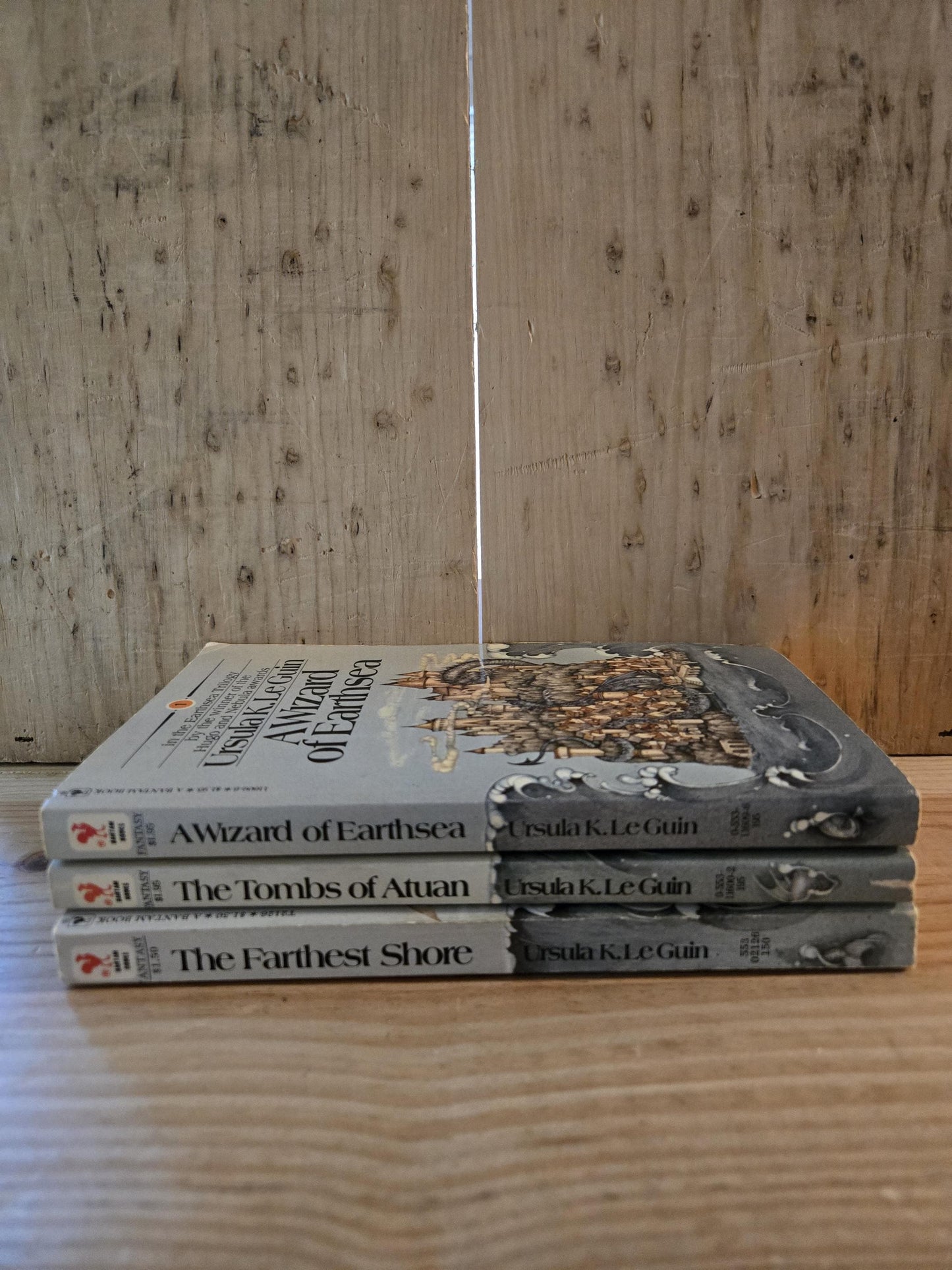 Earthsea Trilogy (3 Book Set) // Ursula K. Le Guin // 1970s // Vintage Paperback Fantasy