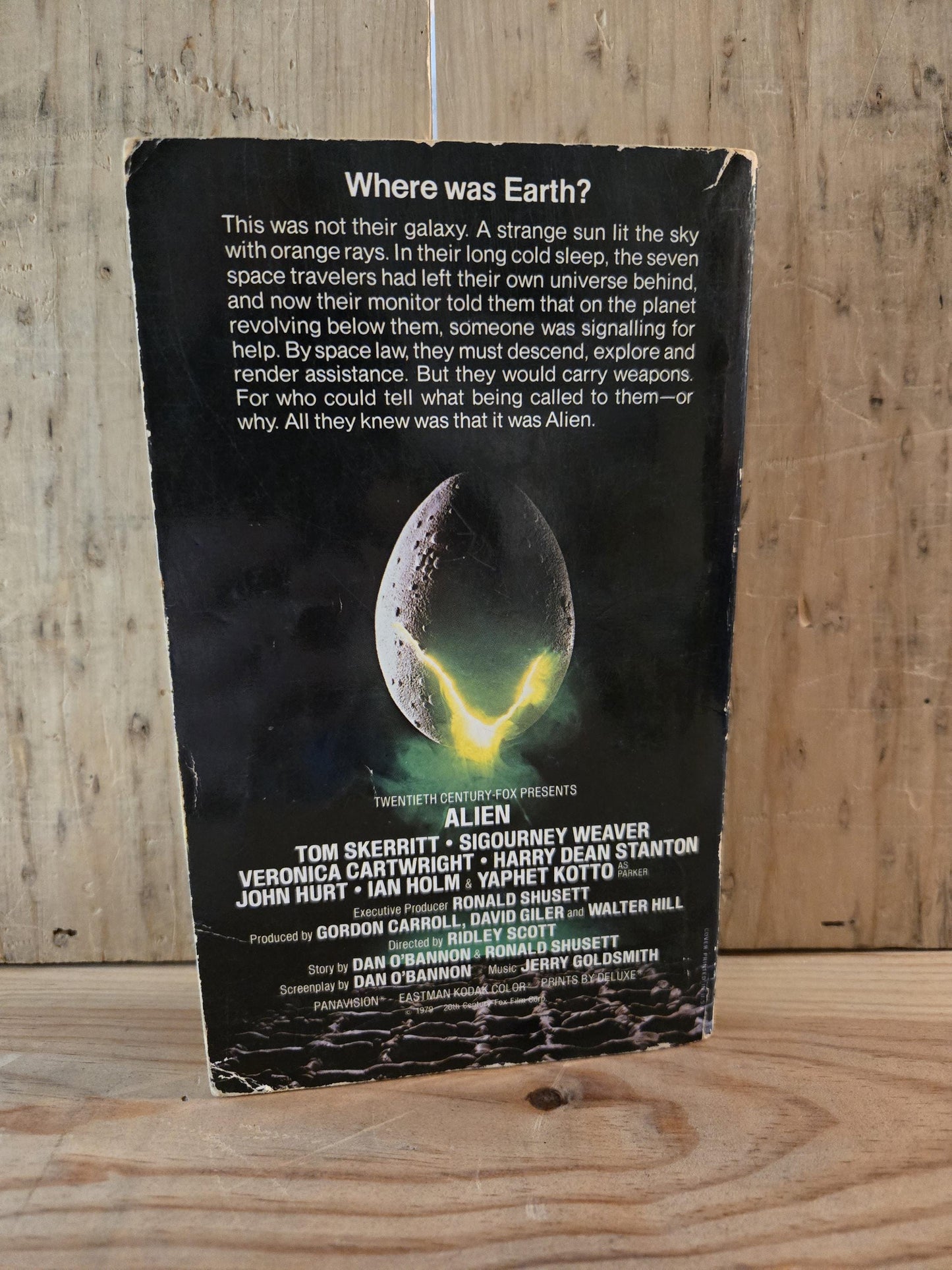 Alien // Alan Dean Foster // 1st Printing Thus 1979 // Vintage Paperback Sci-fi Horror