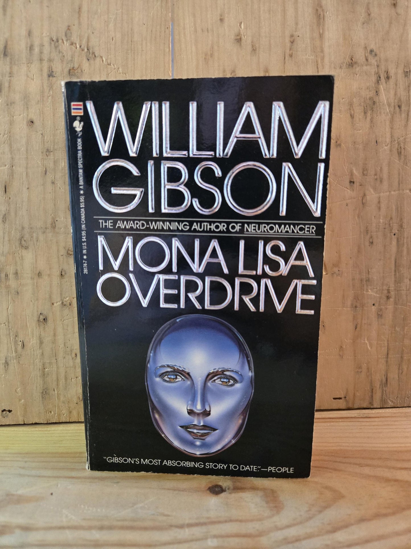 Mona Lisa Overdrive // William Gibson // 1st Printing 1989 // Vintage Paperback Cyberpunk Sci-fi