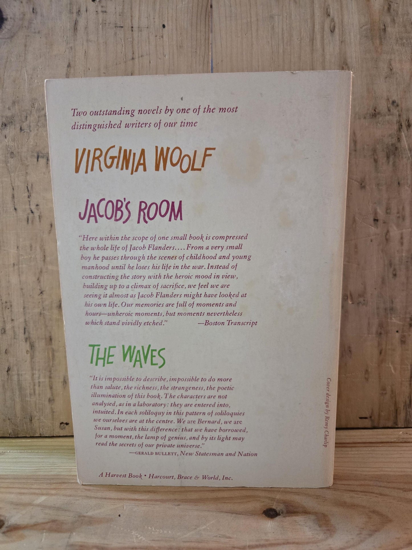 Jacob's Room & The Waves // Virginia Woolf // 1959 // Vintage Paperback