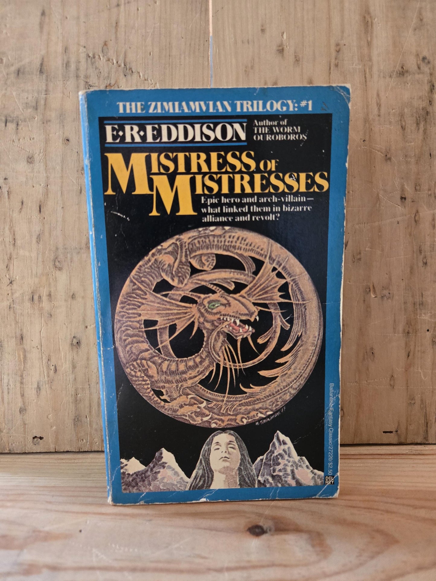 Mistress of Mistresses // E.R. Eddison // 5th Printing 1978 // Vintage Paperback Fantasy