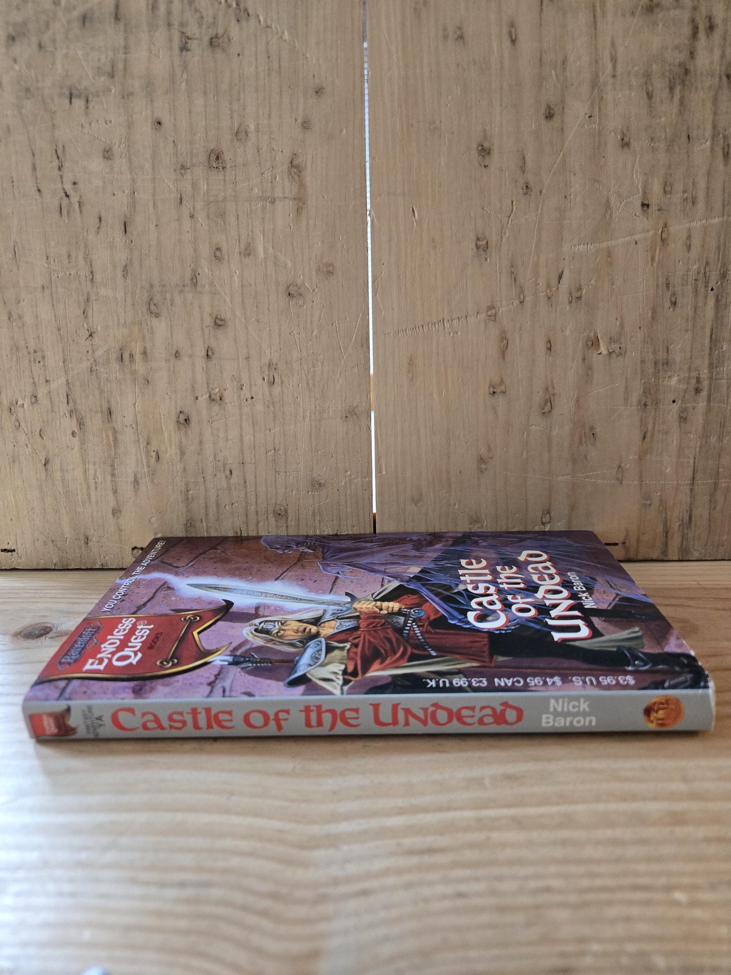 Ravenloft Endless Quest: Castle of the Undead // Nick Baron // 1st Printing 1994 // Vintage Paperback Fantasy Dungeons & Dragons