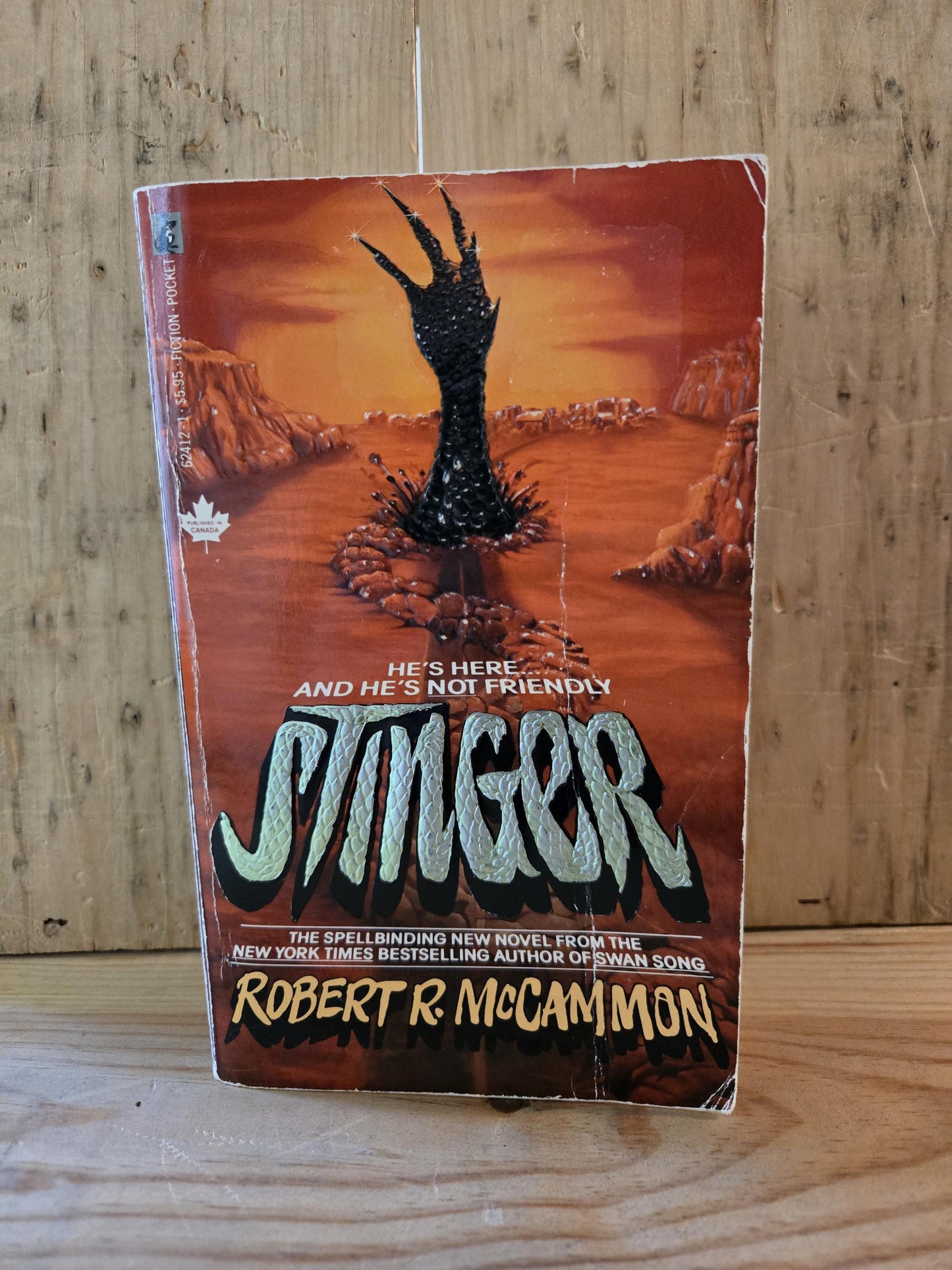 Stinger // Robert R. McCammon // 1st Printing 1988 // Vintage Paperback Horror