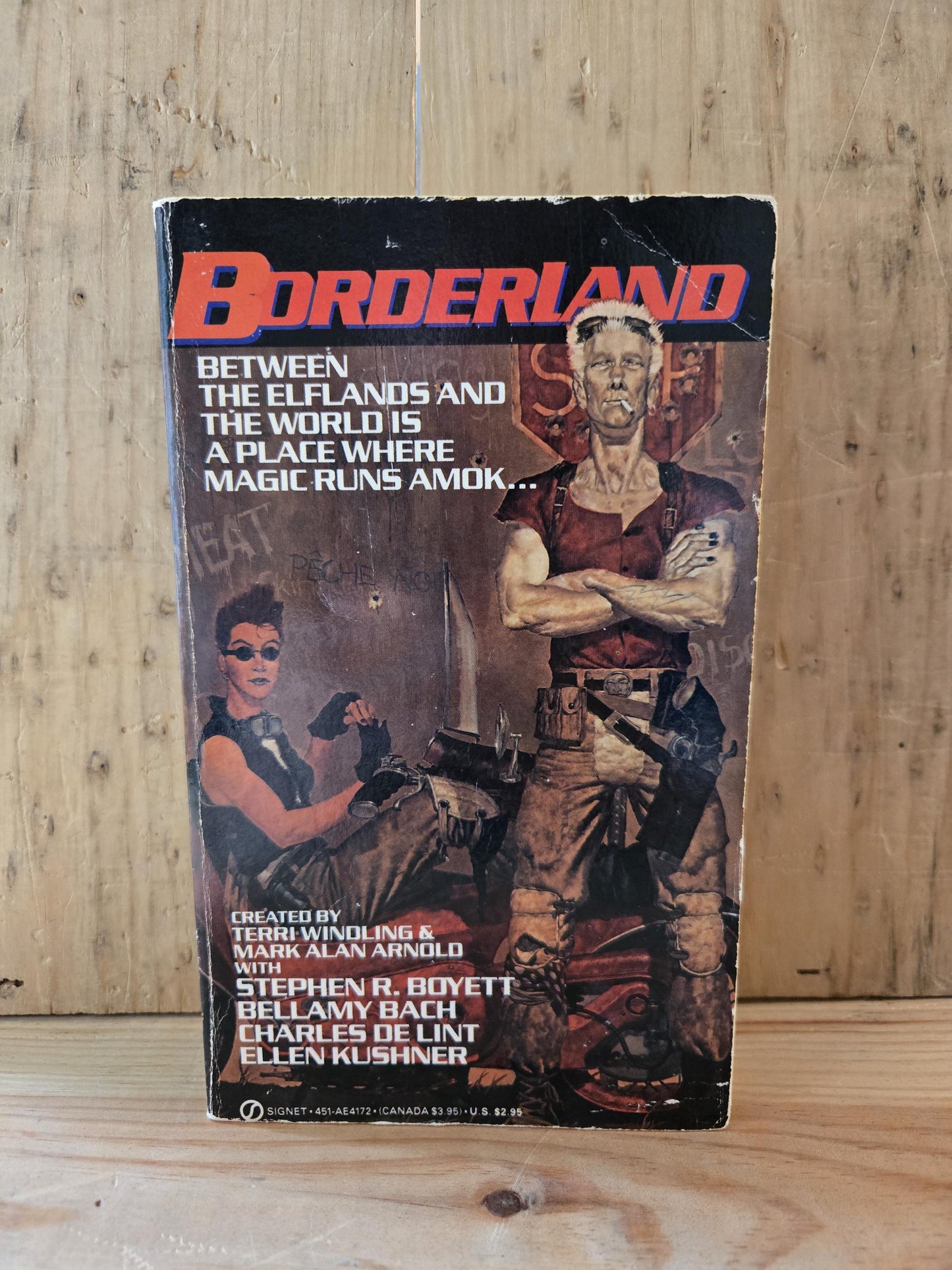 Borderland // Created by Terri Windling and Mark Alan Arnold // 1st Printing 1986 // Vintage Paperback Fantasy