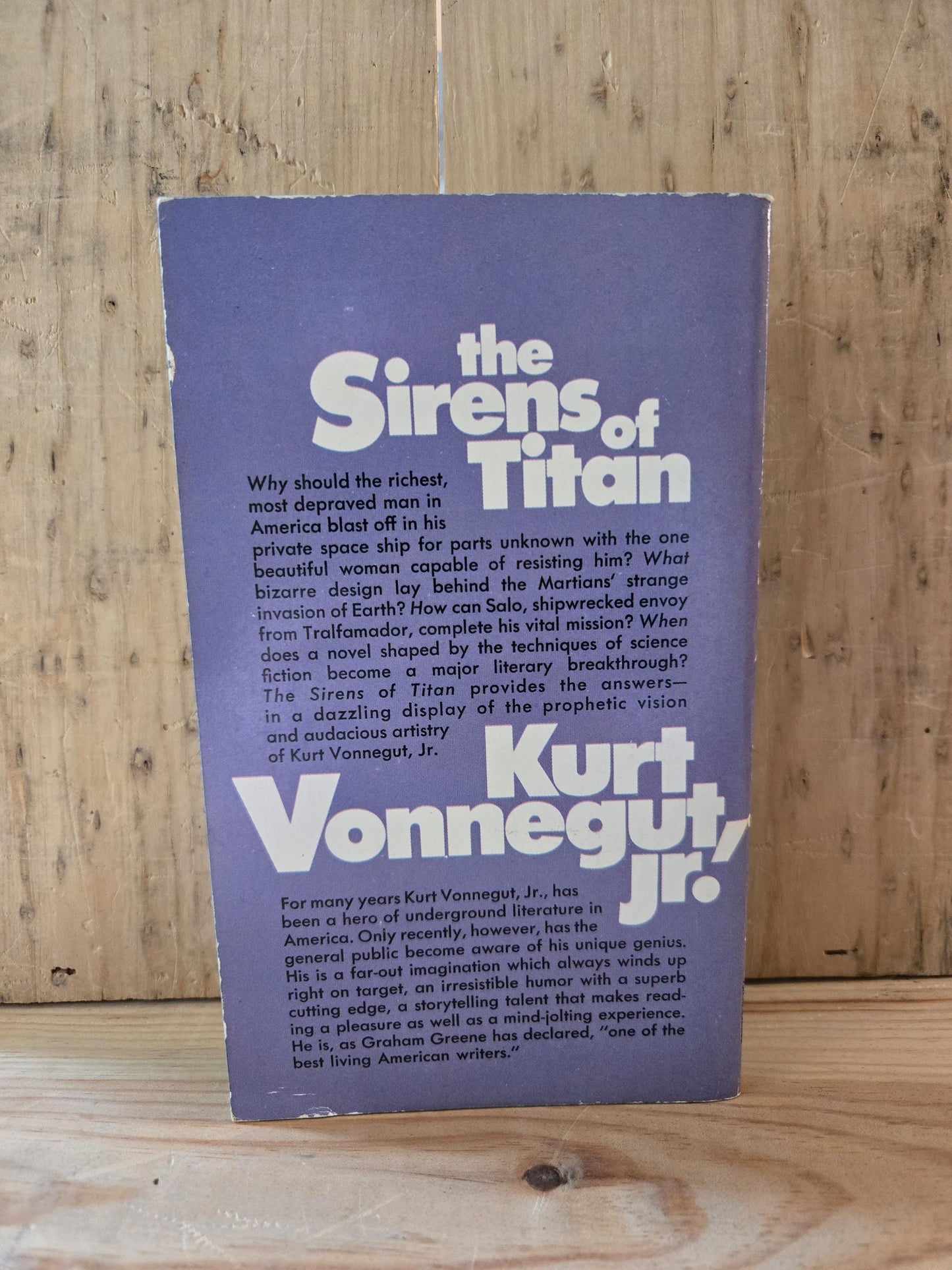 The Sirens of Titan // Kurt Vonnegut // Dell 1st Printing Thus 1970 // Vintage Paperback