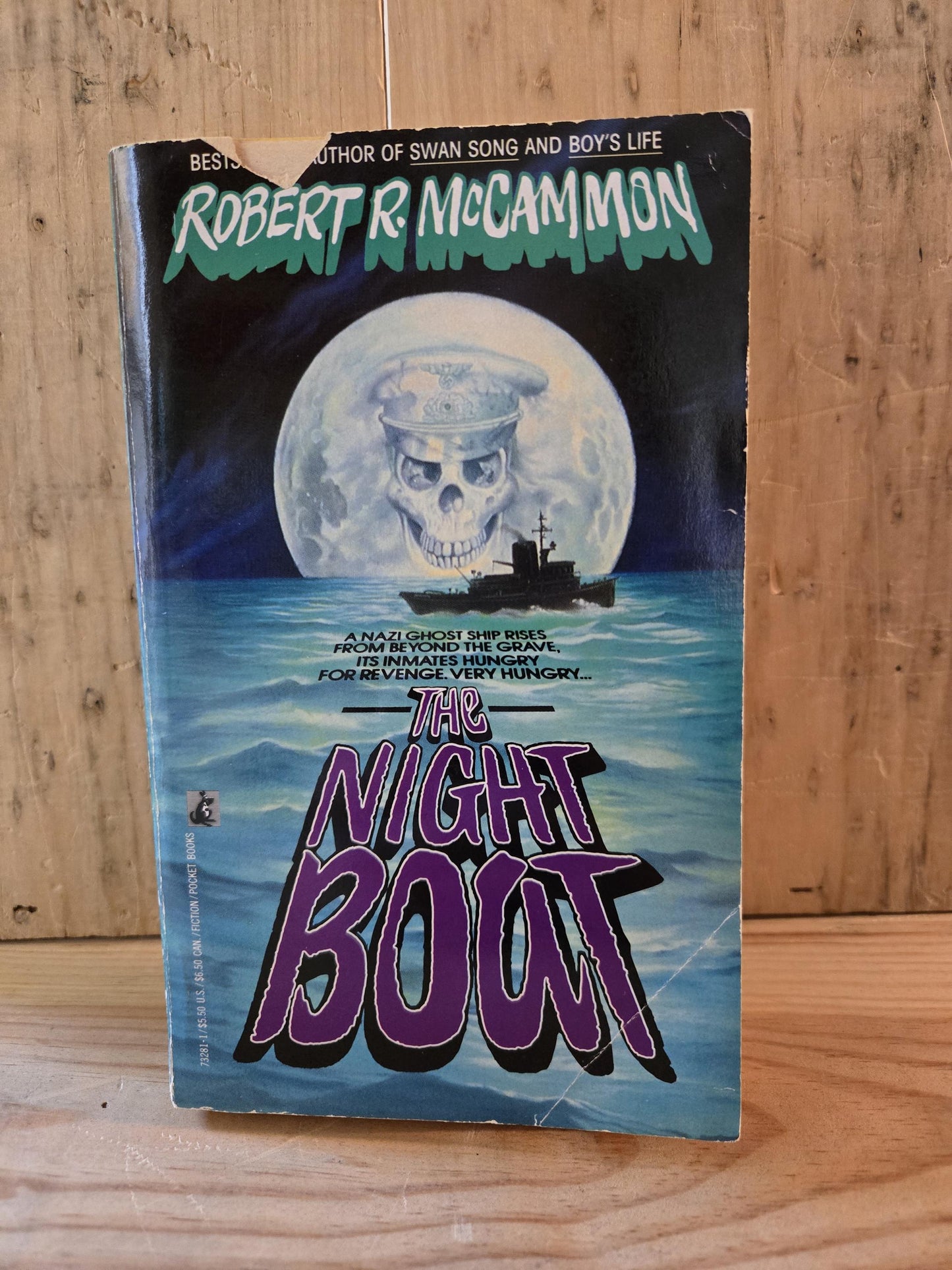 The Night Boat // Robert R. McCammon // 5th Printing 1988 // Vintage Paperback Horror