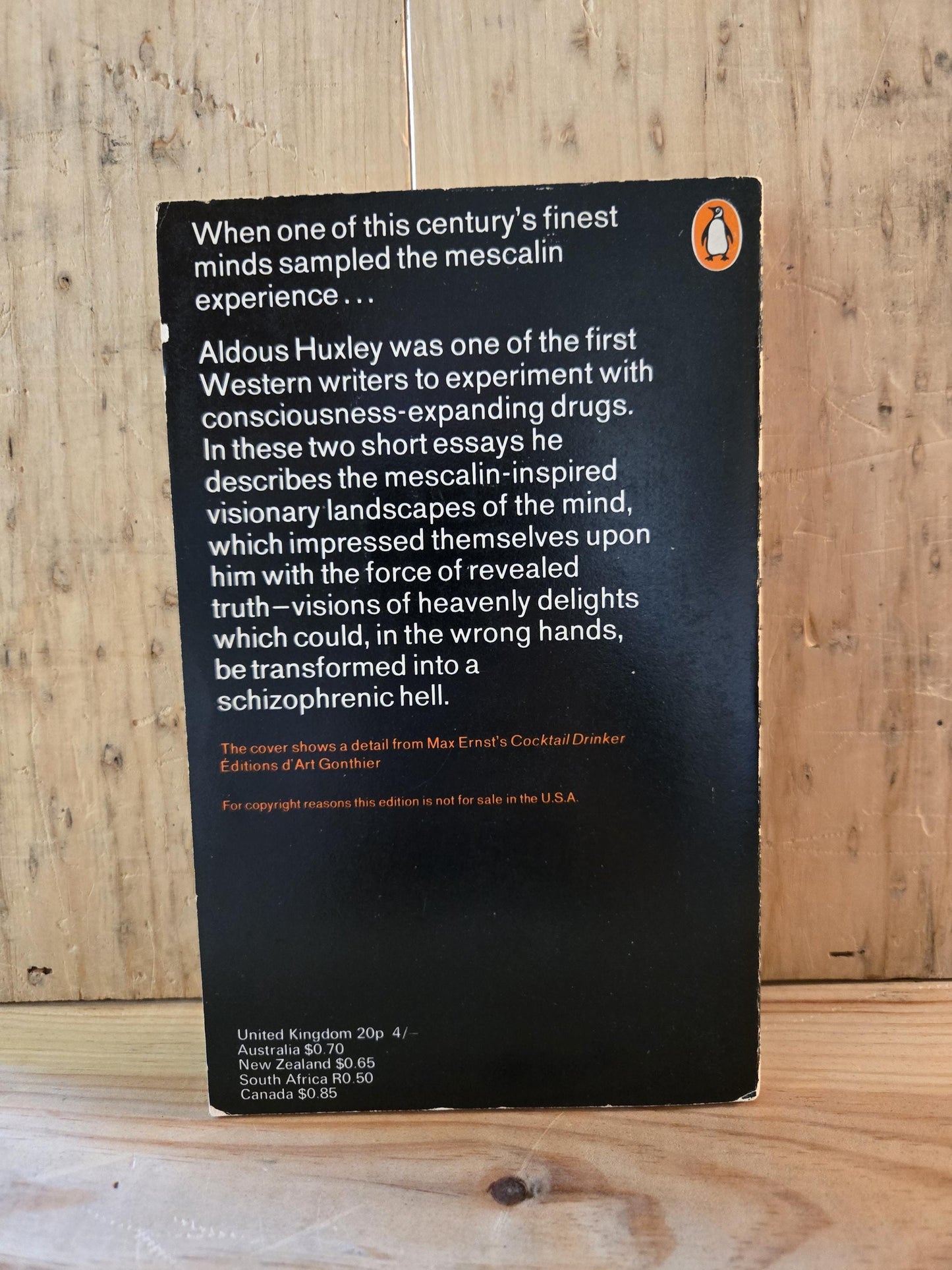 The Doors of Perception and Heaven and Hell // Aldous Huxley // 1969 // Vintage Paperback