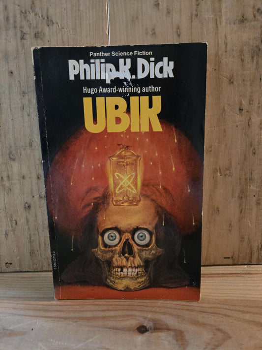 Ubik // Philip K. Dick // 1978 // Vintage Paperback Sci-fi Atomic Skull Cover Art