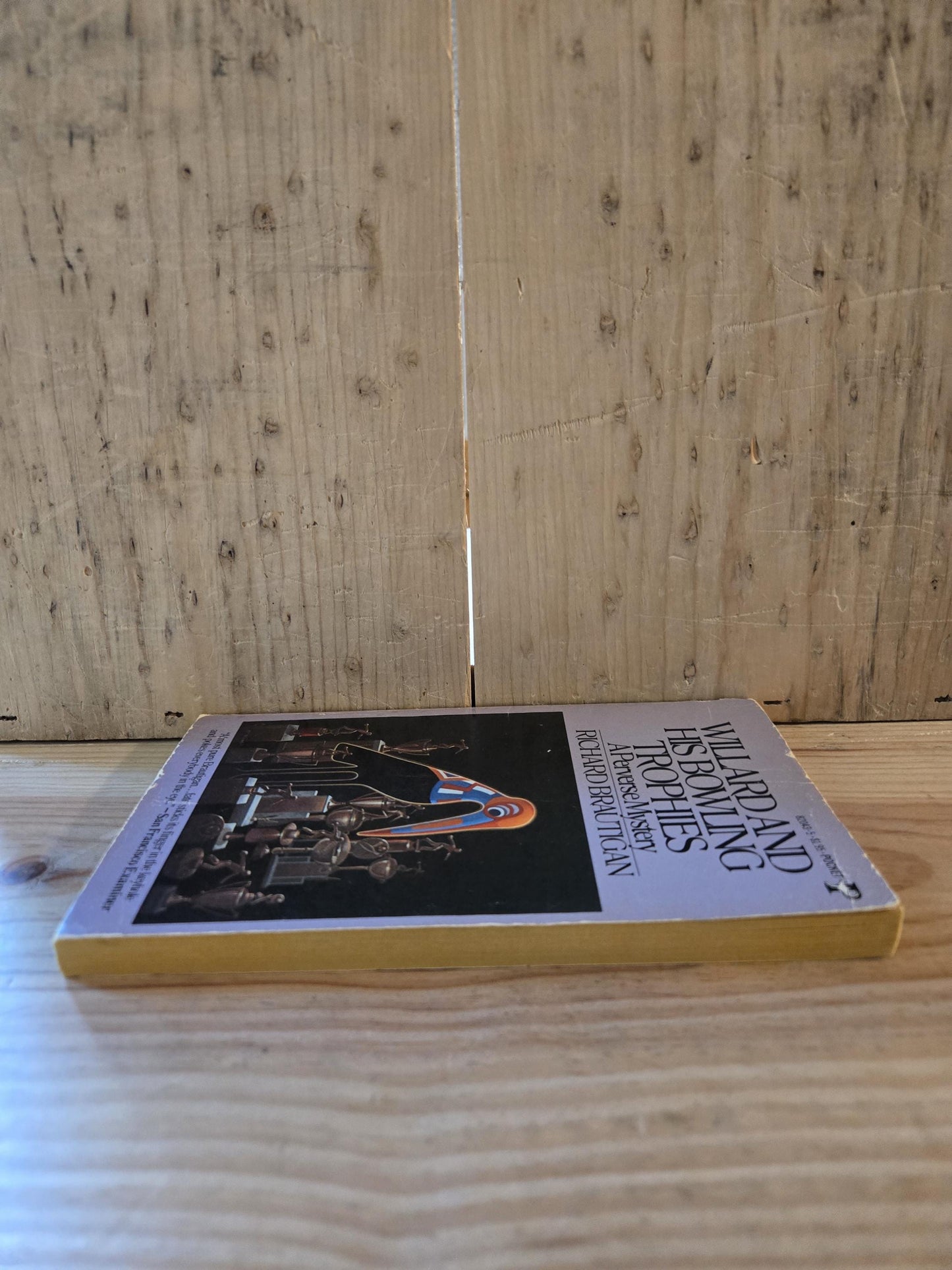 Willard and His Bowling Trophies // Richard Brautigan // 1st Printing Thus 1978 // Vintage Paperback