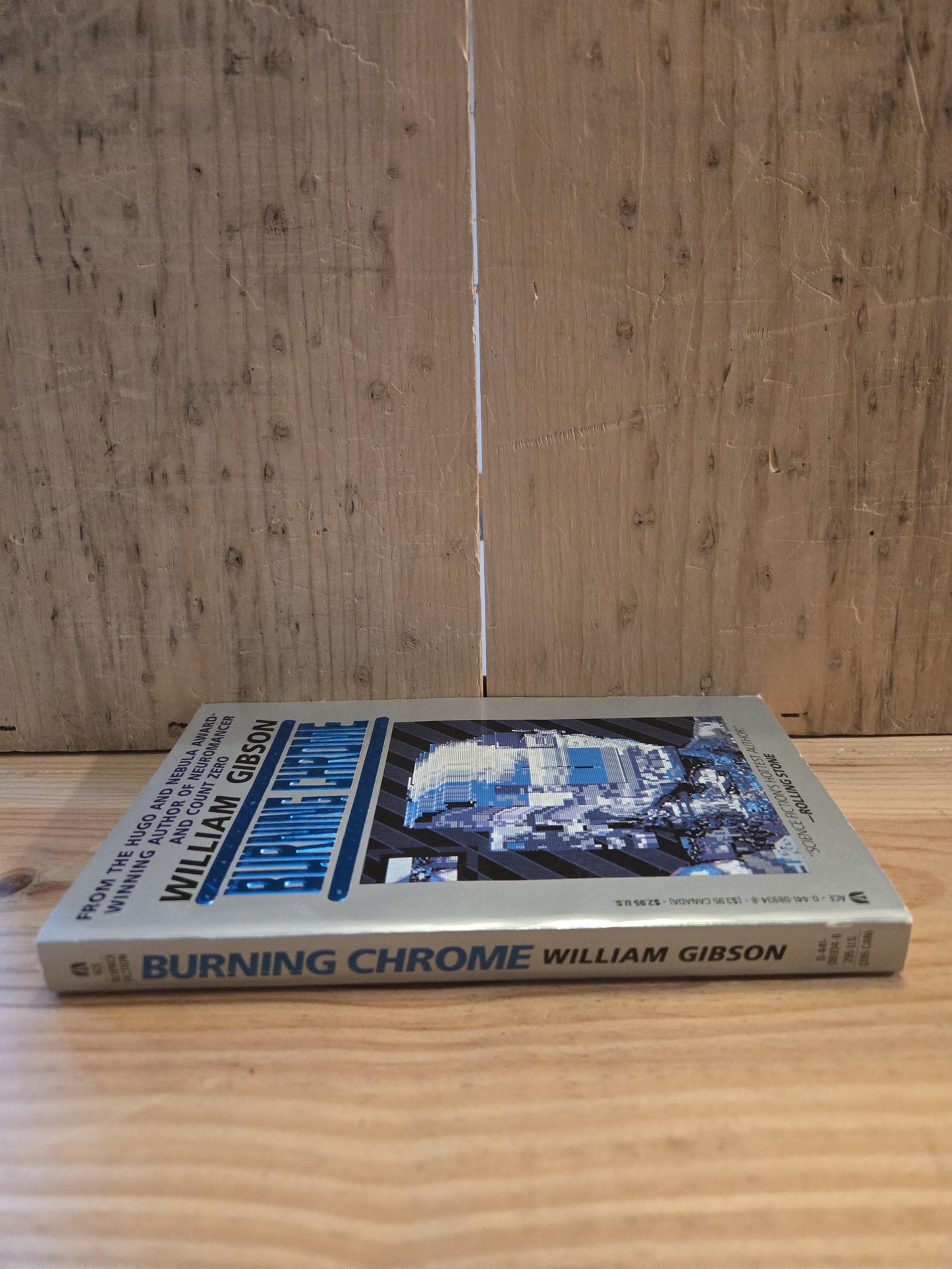 Burning Chrome // William Gibson // 1st Ace Printing 1987 // Vintage Paperback Sci-fi Cyberpunk