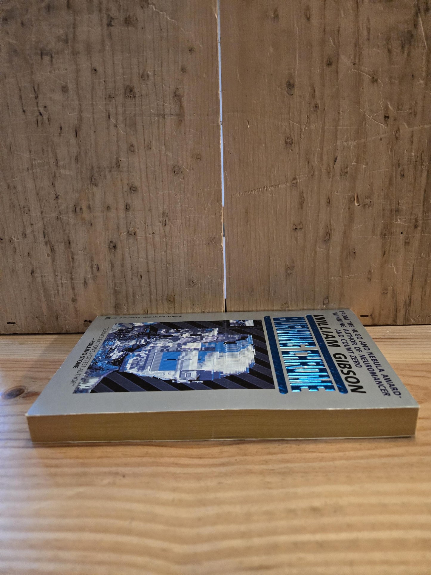 Burning Chrome // William Gibson // 1st Ace Printing 1987 // Vintage Paperback Sci-fi Cyberpunk