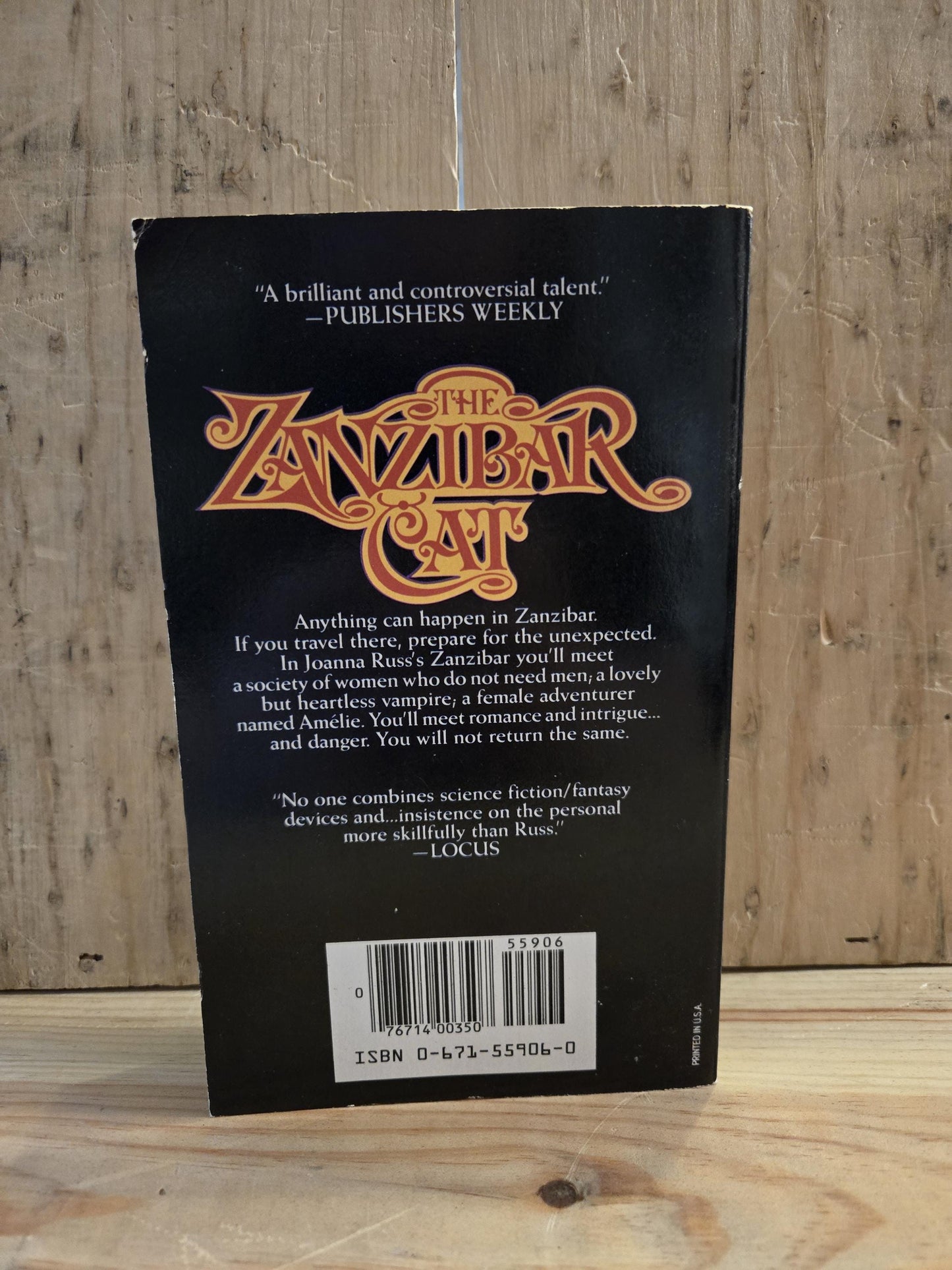 The Zanzibar Cat // Joanna Russ // 1st Baen Printing 1984 // Sci-fi