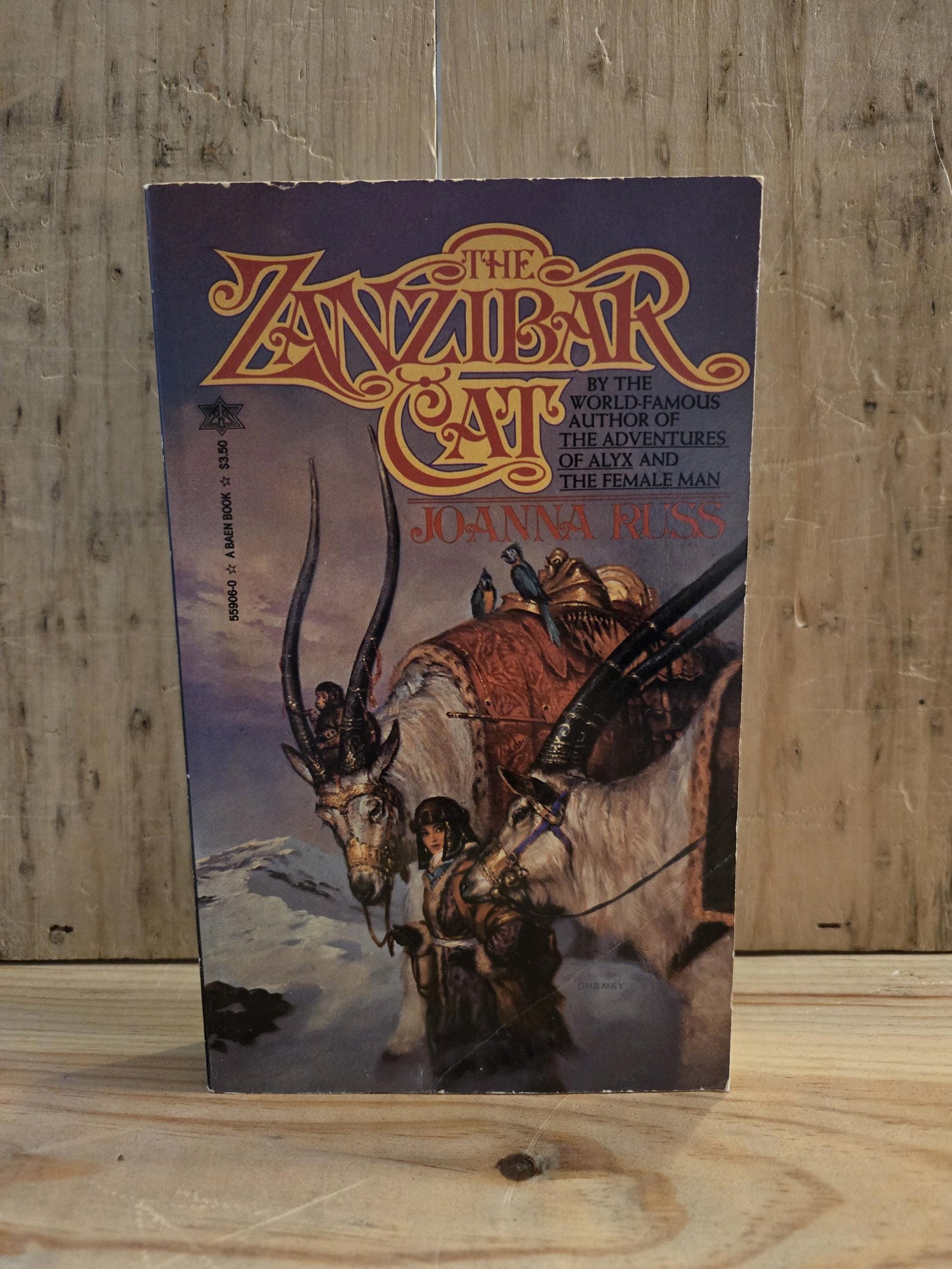 The Zanzibar Cat // Joanna Russ // 1st Baen Printing 1984 // Sci-fi
